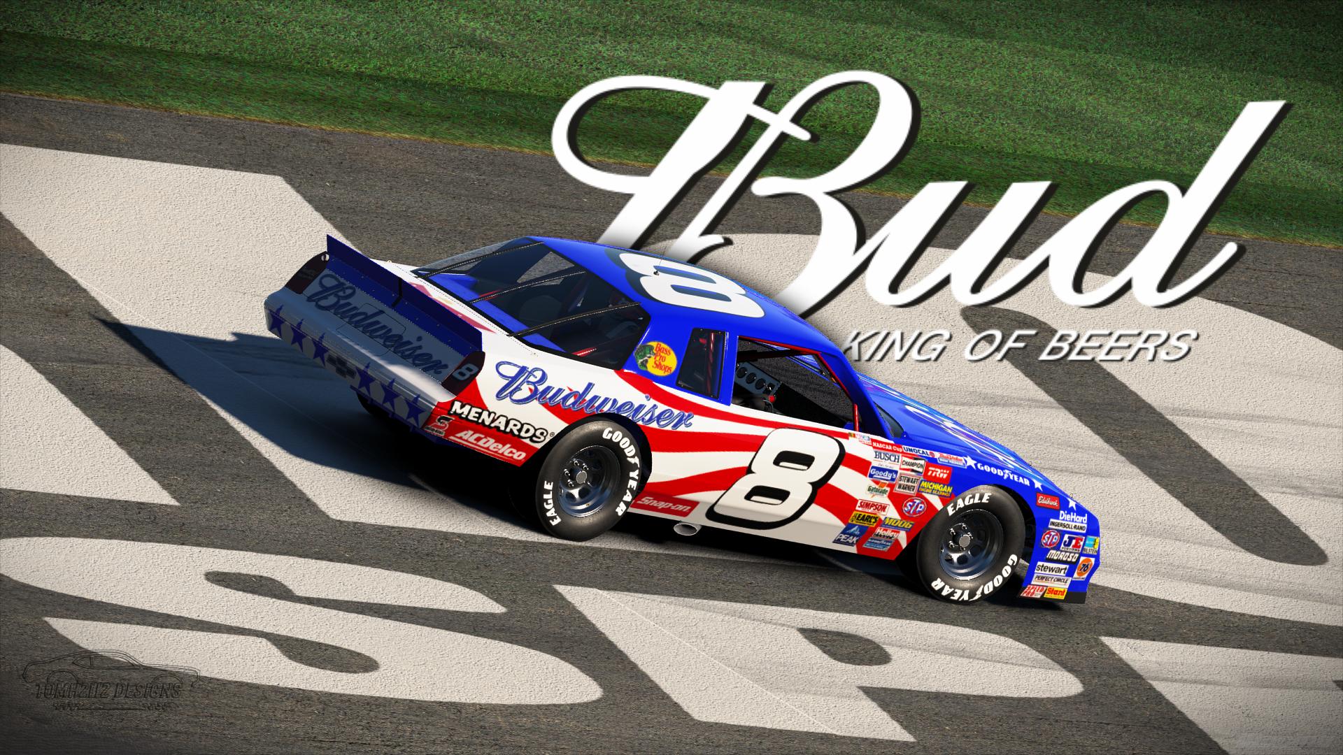 Preview of Dale Earnhardt JR 2007 Stars & Stripes American Flag Budweiser CUSTOM # by Tom H.