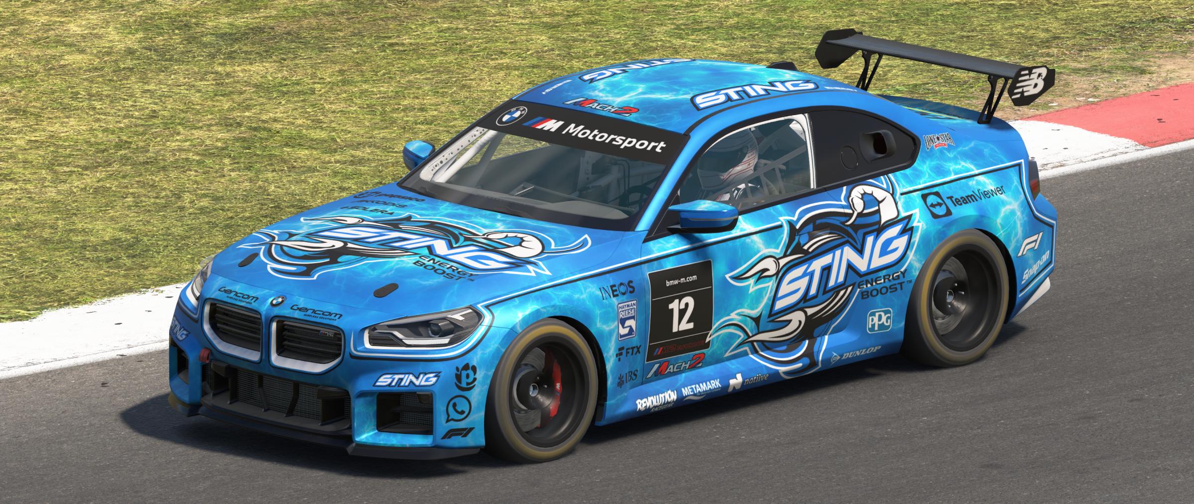 Preview of Sting Energy (blue) BMW Racing (G87) by Warren M.