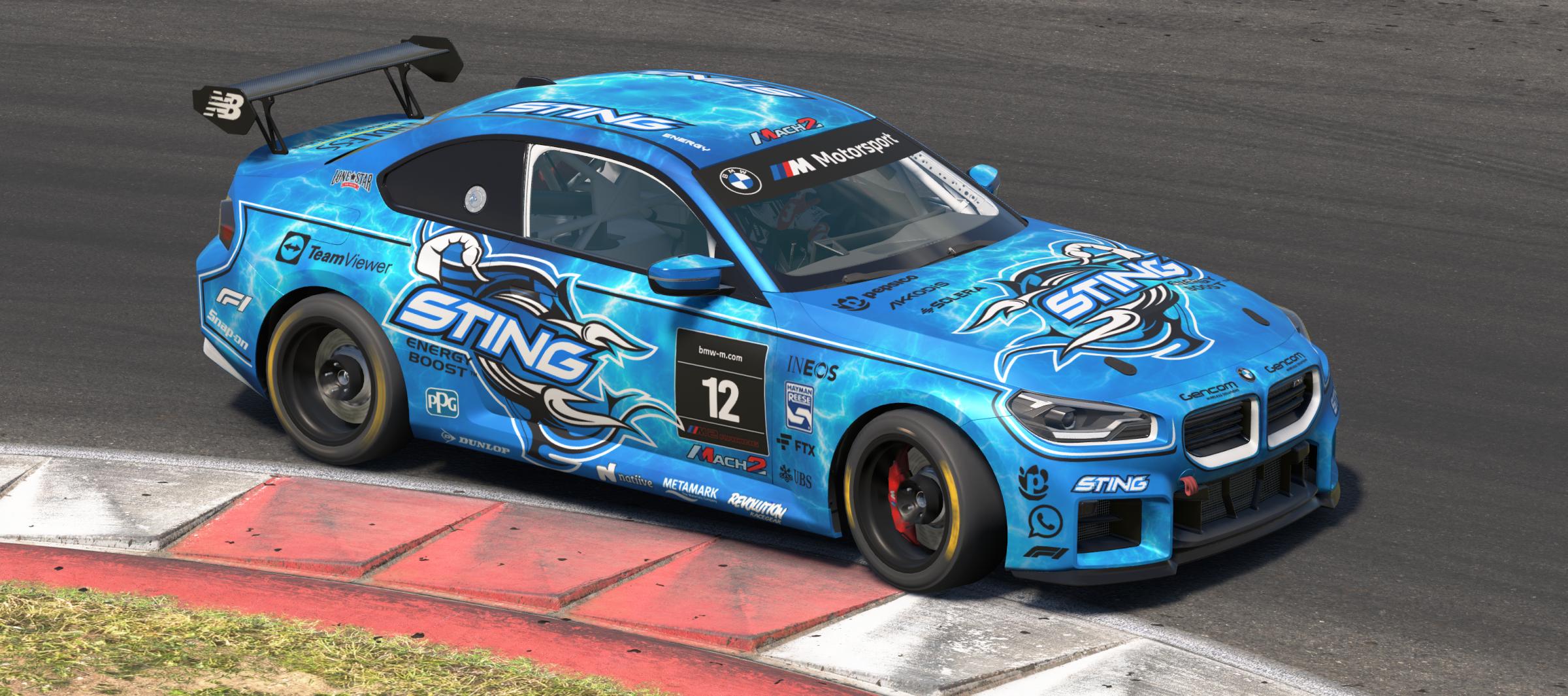 Preview of Sting Energy (blue) BMW Racing (G87) by Warren M.