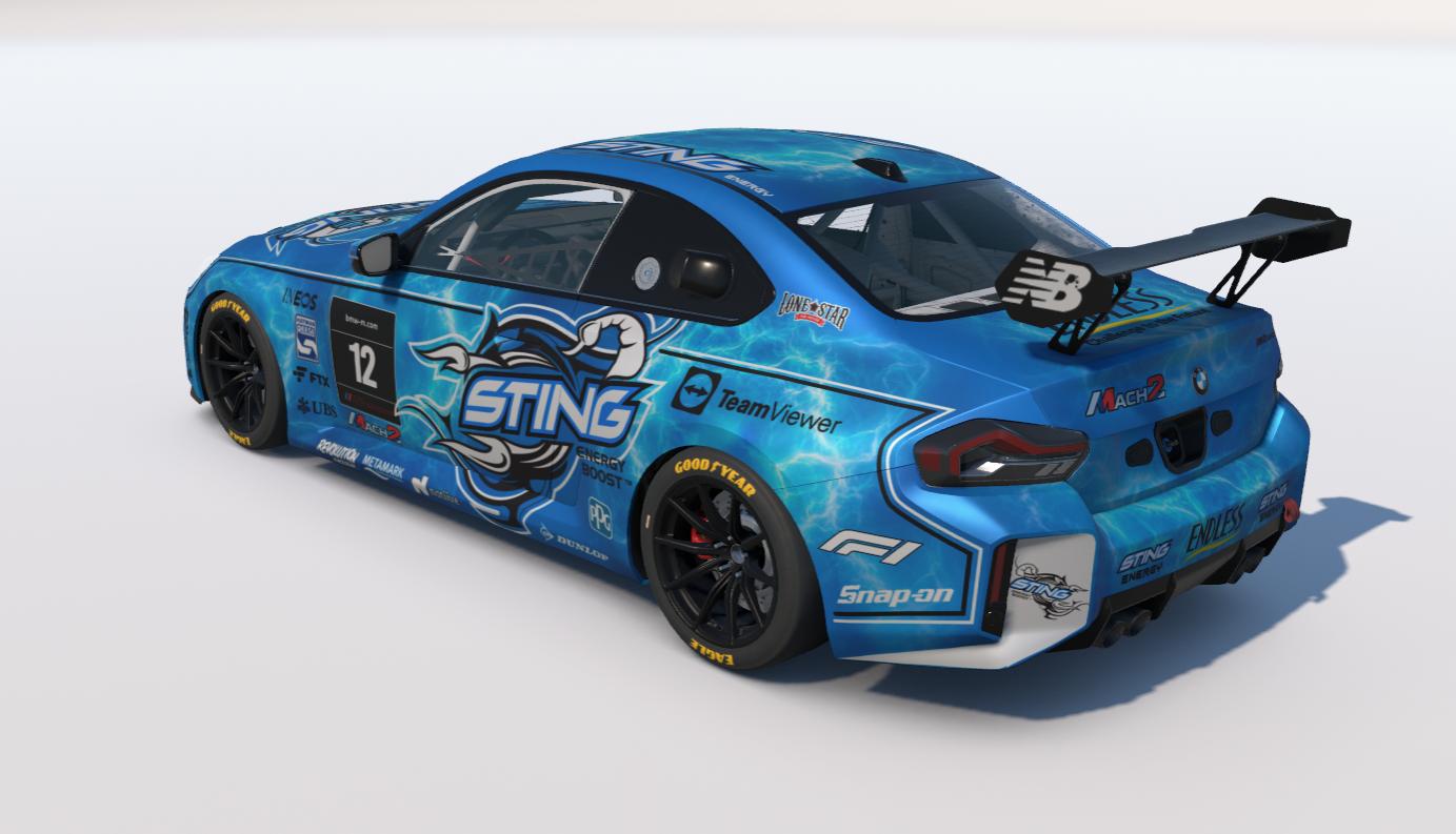 Preview of Sting Energy (blue) BMW Racing (G87) by Warren M.
