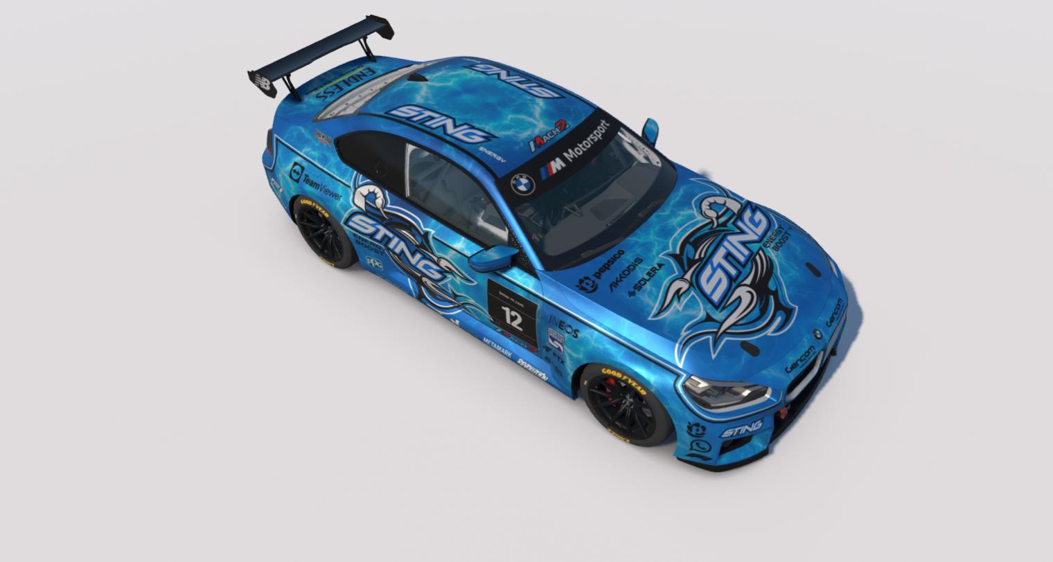 Preview of Sting Energy (blue) BMW Racing (G87) by Warren M.