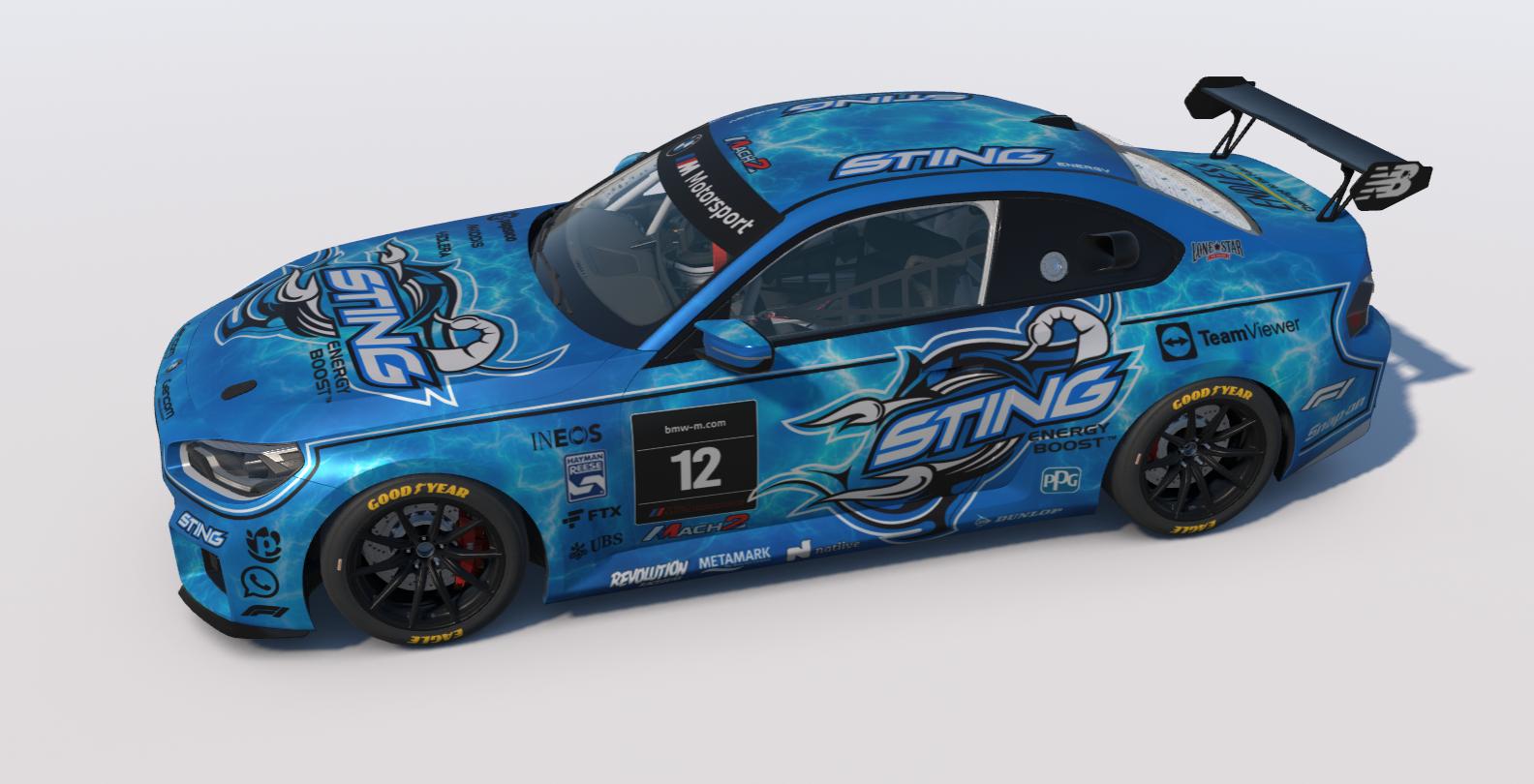 Preview of Sting Energy (blue) BMW Racing (G87) by Warren M.