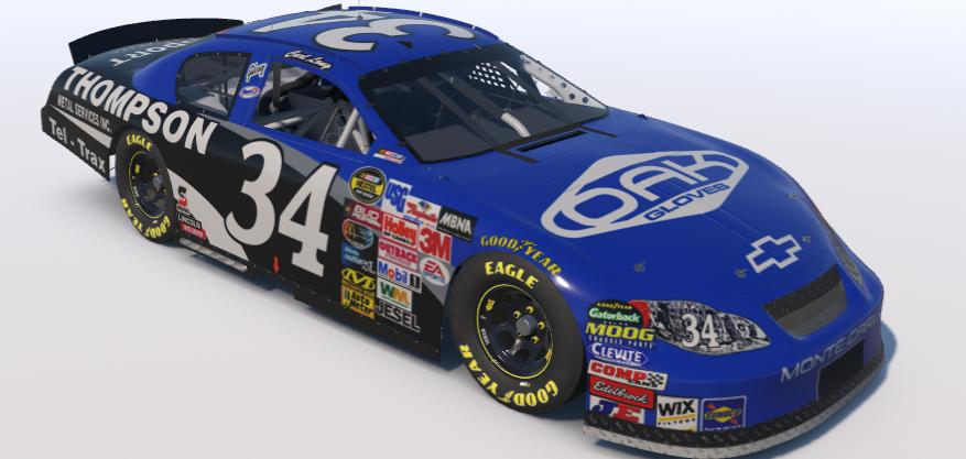 Preview of 2006- #34 Carl Long - Oak Gloves/ Thompson Metal Services/ Kingsport Iron & Metal Chevrolet by Zach Tyndall