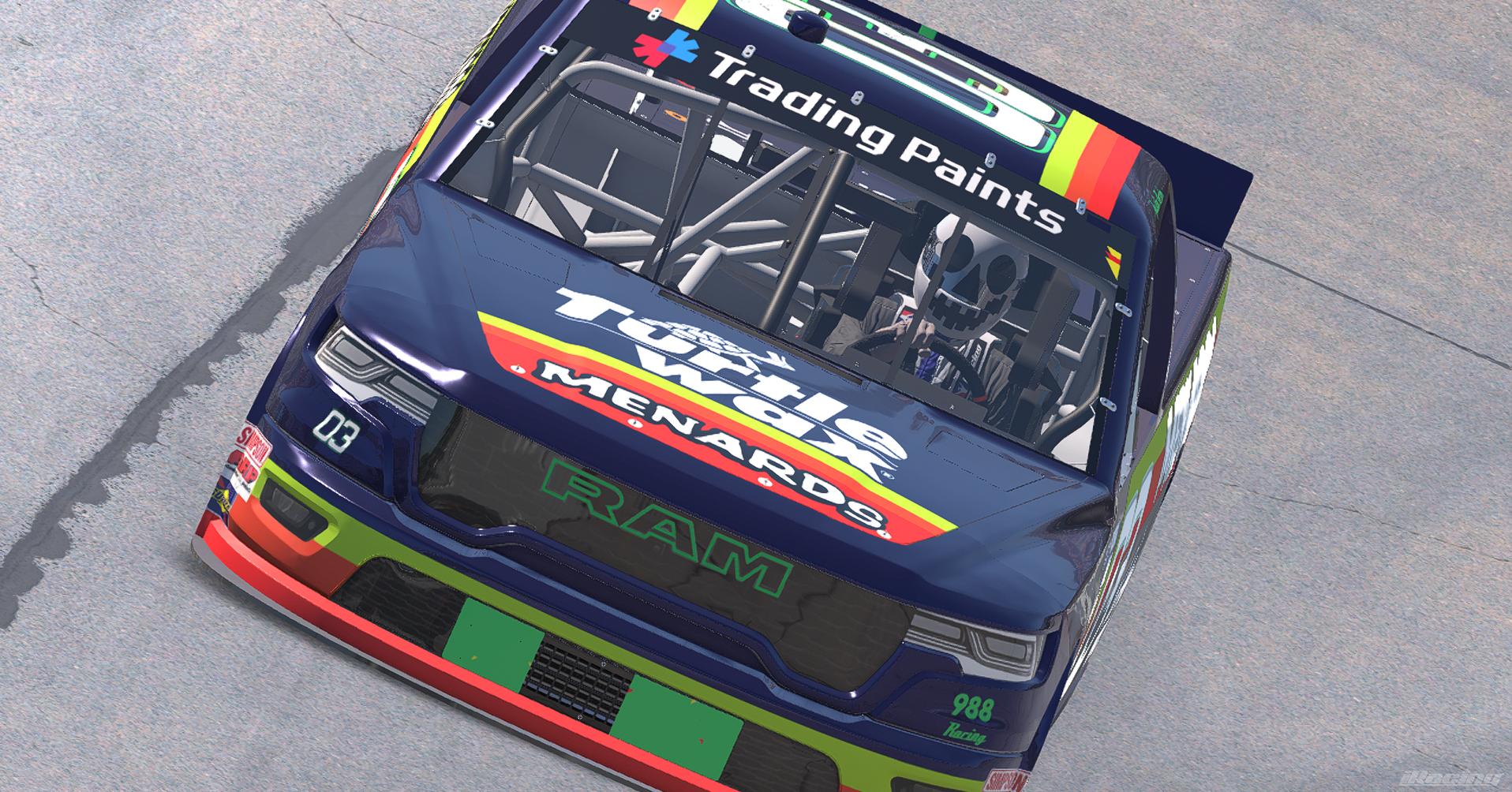 Preview of NASCAR Craftsman Truck Menards Throwback RAM by Justin Rector