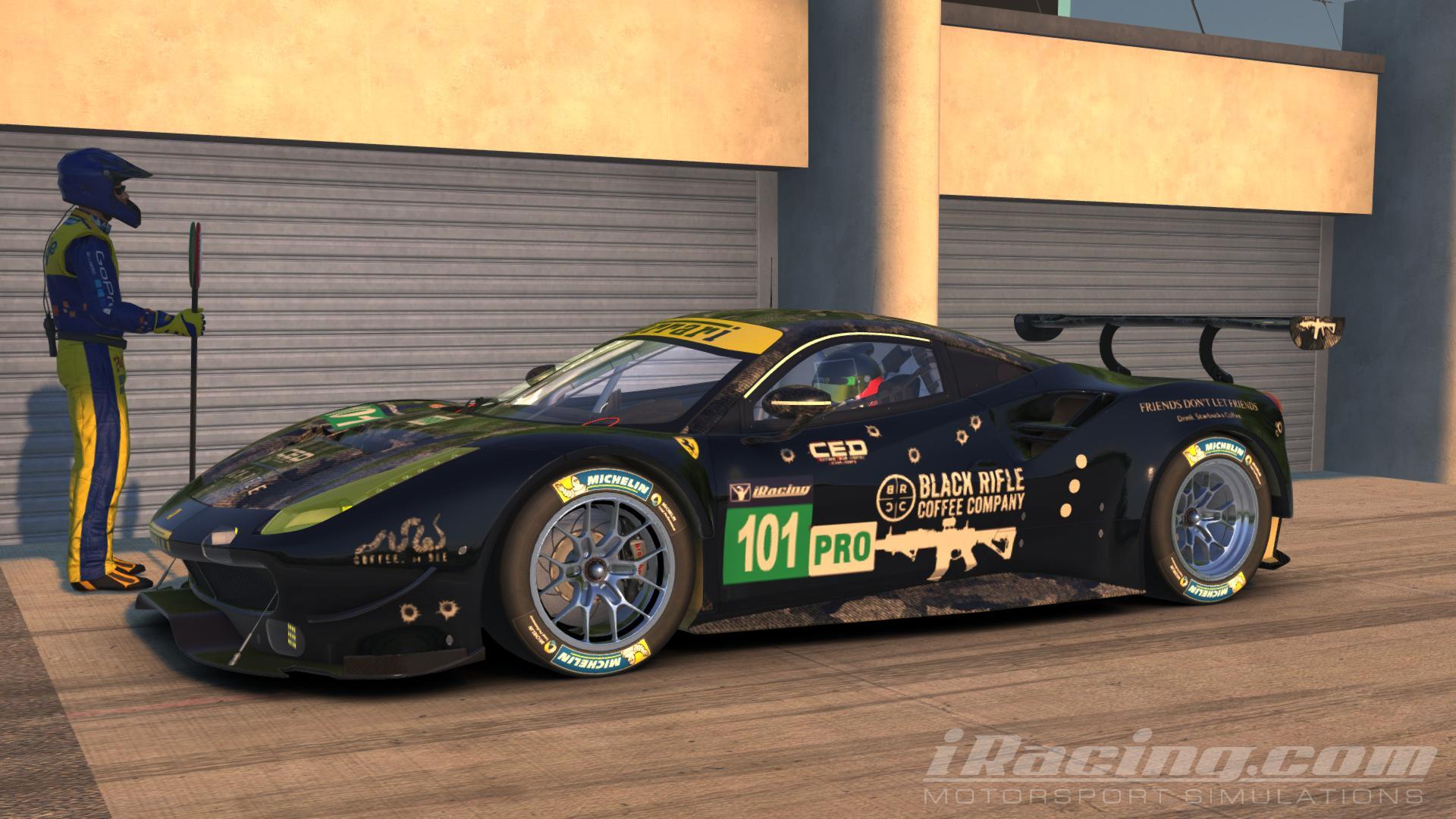 Preview of Black Rifle Coffee Co. Ferrari 488 GTE by Marshall W.