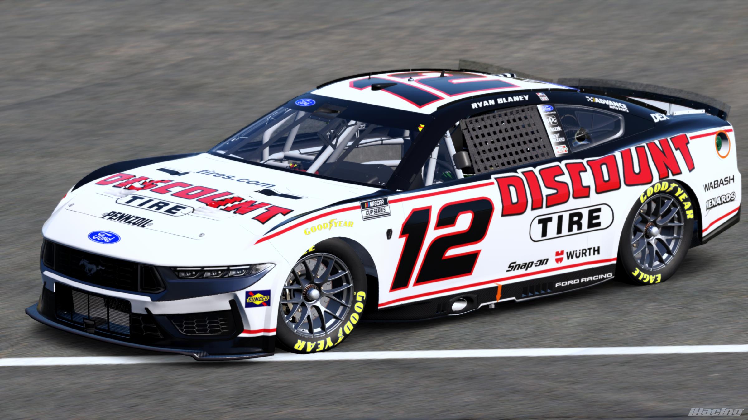 Preview of Ryan Blaney 2026 Discount Tire (Custom #) by Gary P.