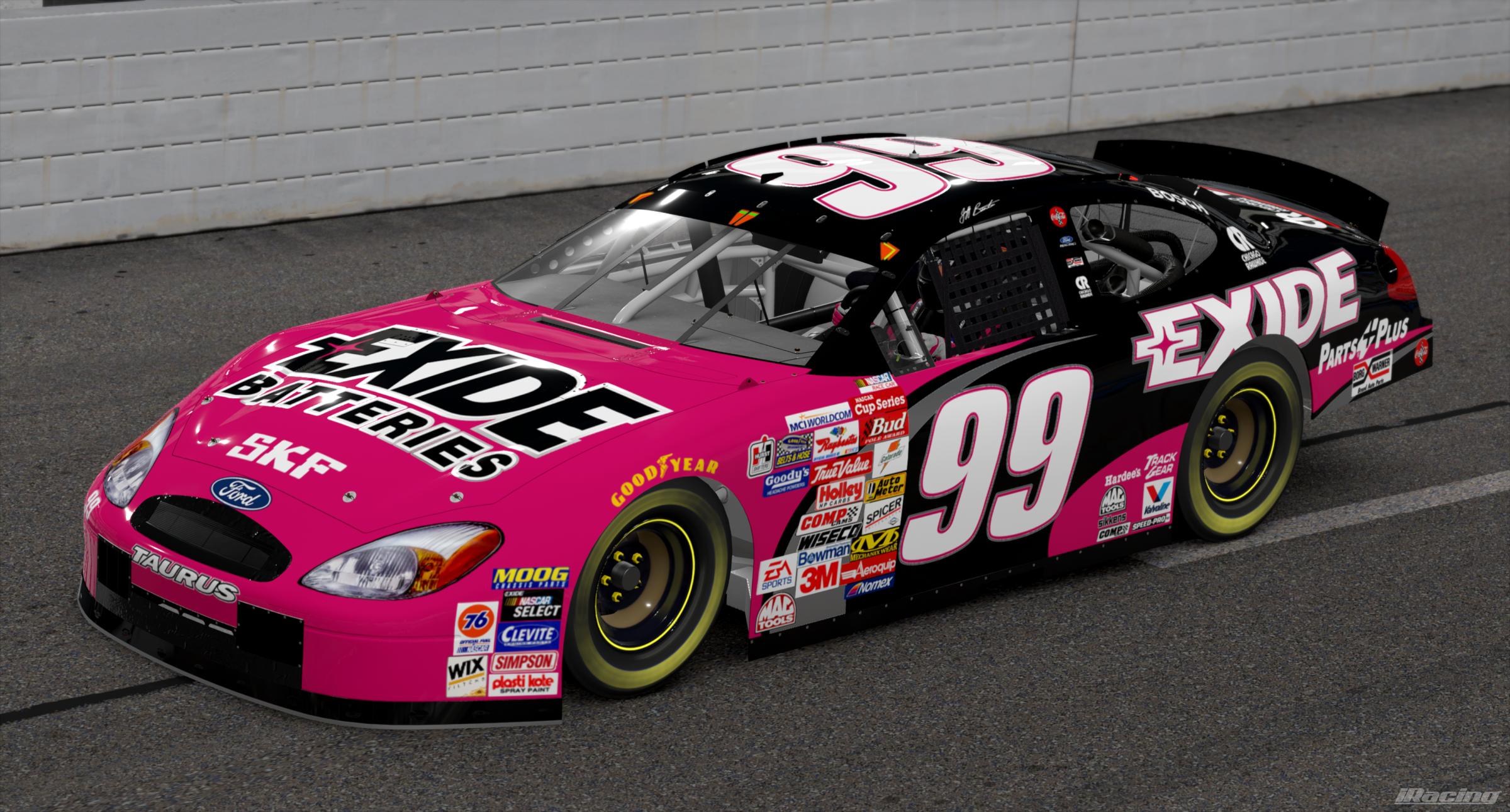 Preview of #99 Jeff Burton 1999 Exide Ford by Vincent Giacalone