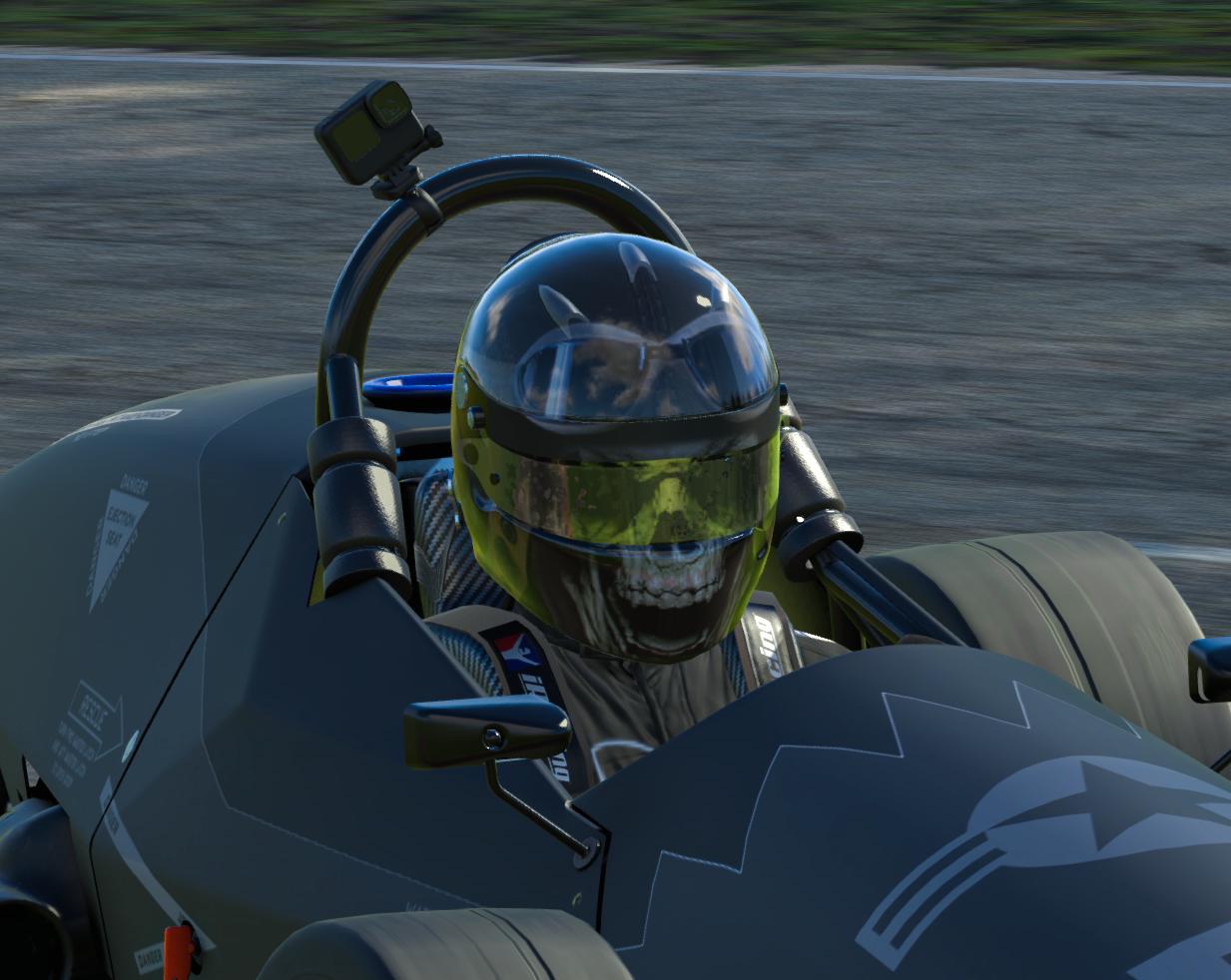 Preview of The Spitfire Pilot Skull Helmet by Corey H.
