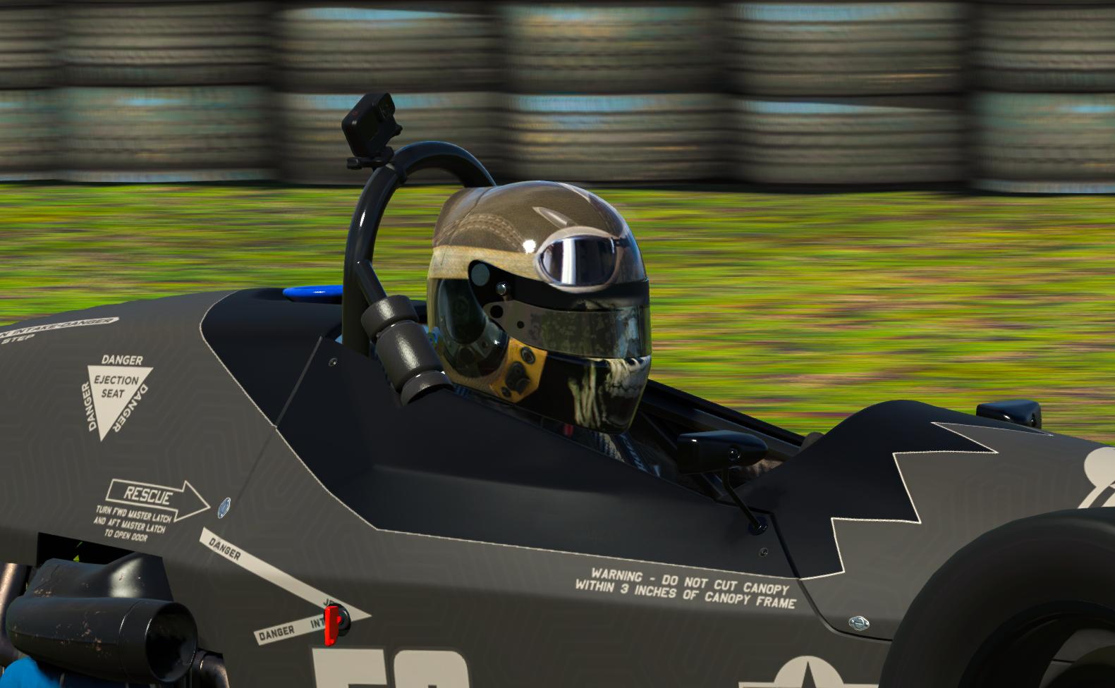 Preview of The Spitfire Pilot Skull Helmet by Corey H.