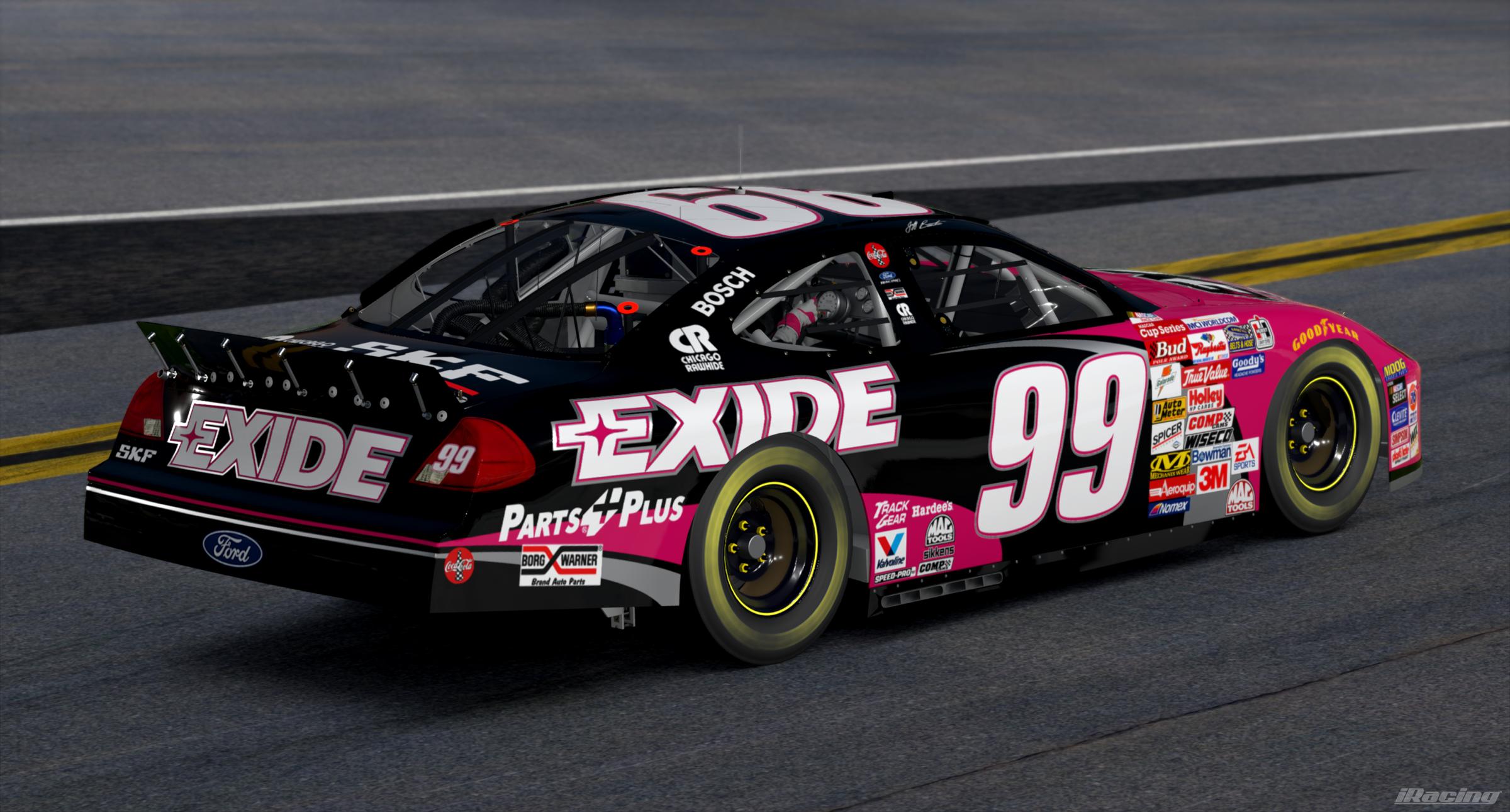 Preview of #99 Jeff Burton 1999 Exide Ford by Vincent Giacalone