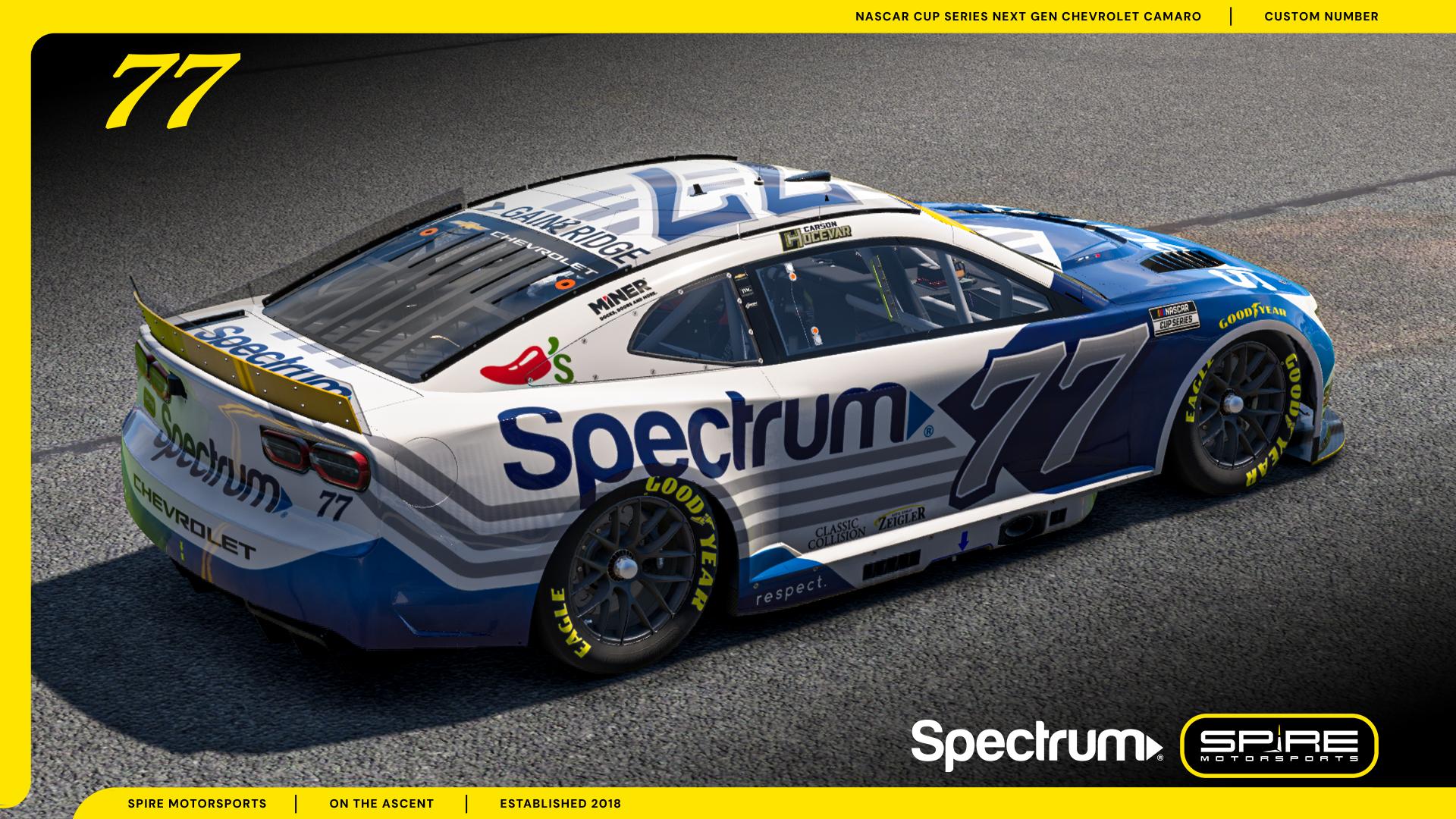 Preview of 2026 #77 Carson Hocevar Spectrum Chase by Spire Motorsports