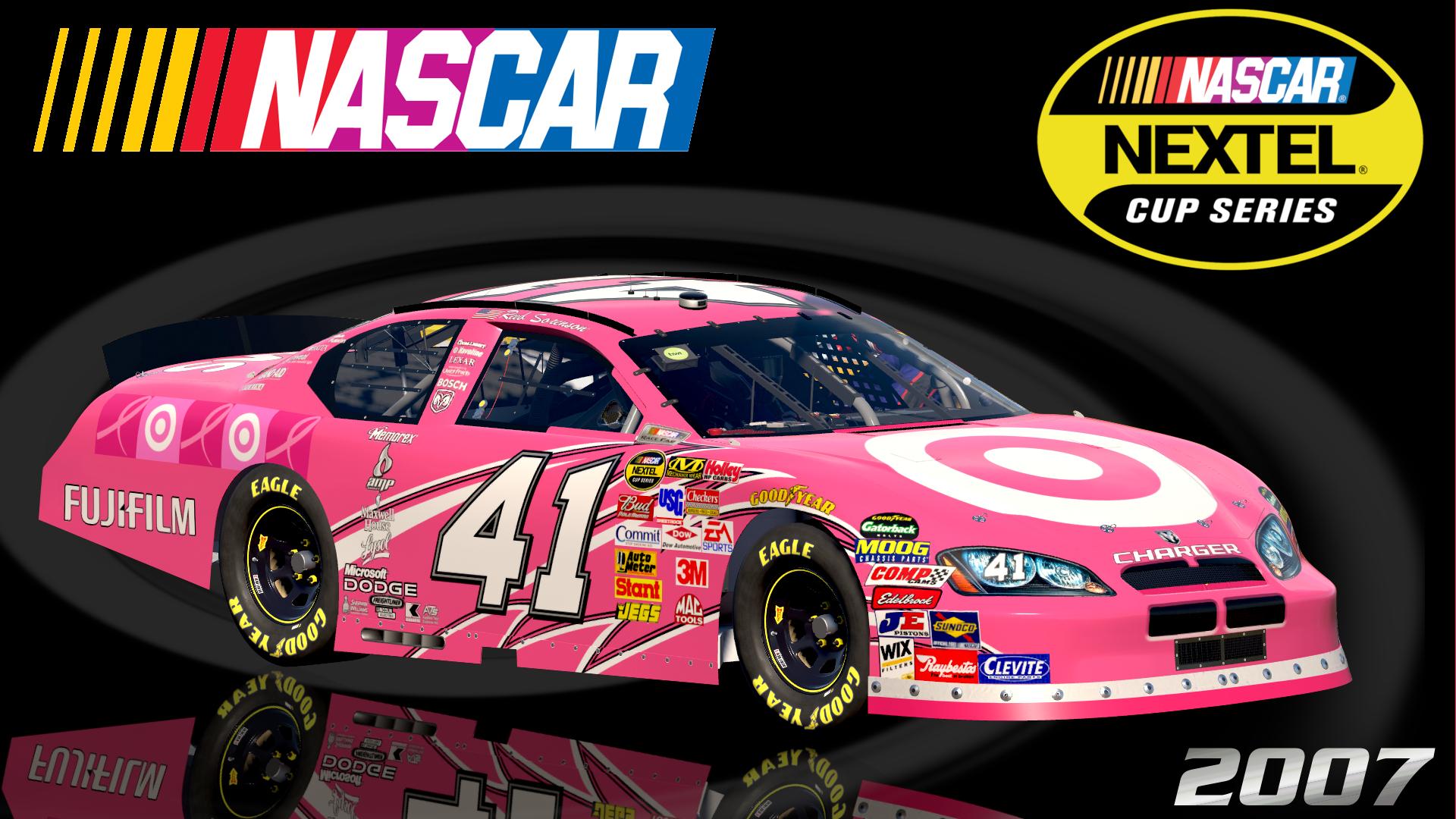 Preview of #41 Reed Sorenson 2007 Target Susan G Komen Foundation Dodge Charger by Christian Budd