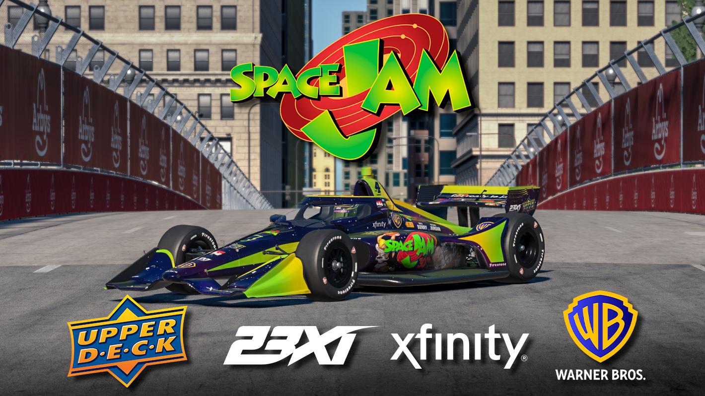 Preview of Indycar Dallara IR18 23XI Space Jam by Tobias Kahlert