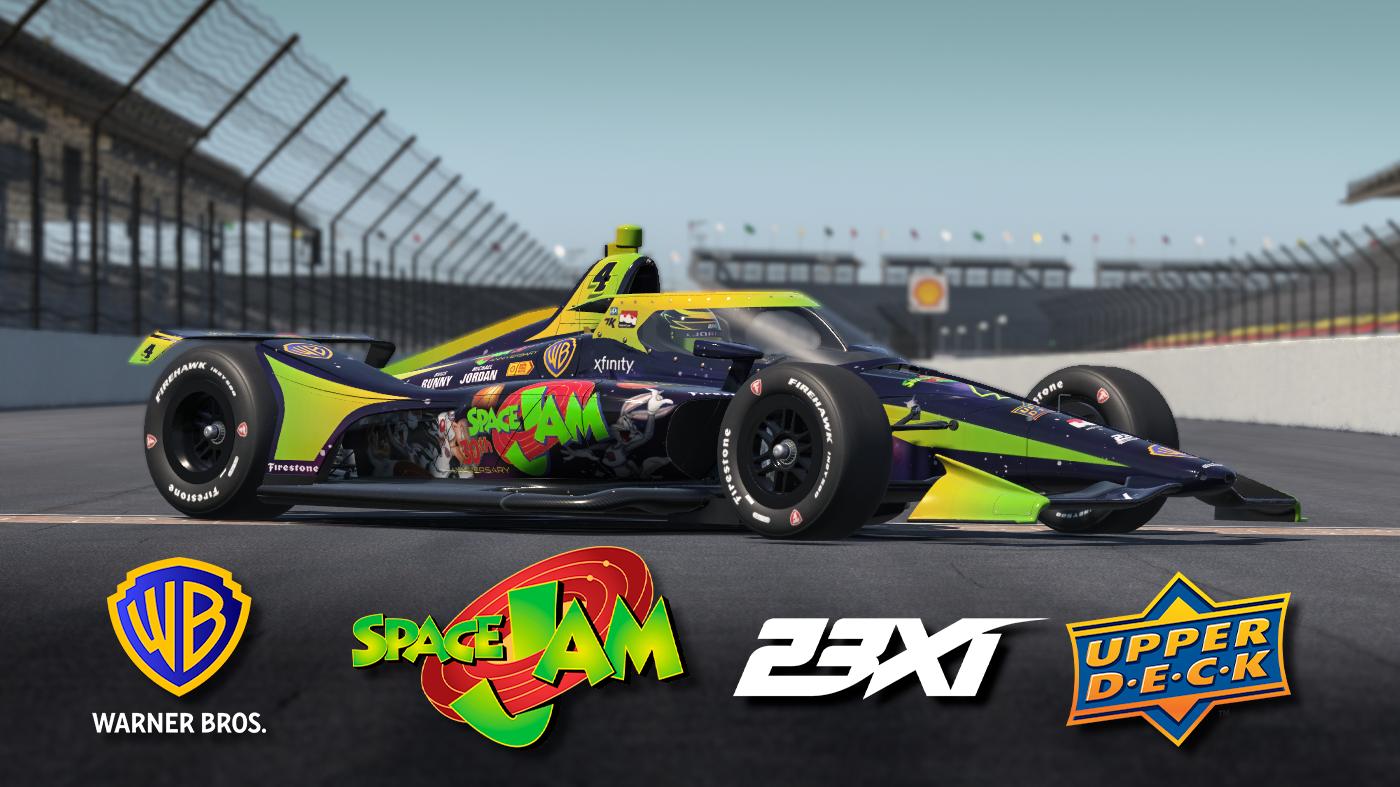 Preview of Indycar Dallara IR18 23XI Space Jam by Tobias Kahlert