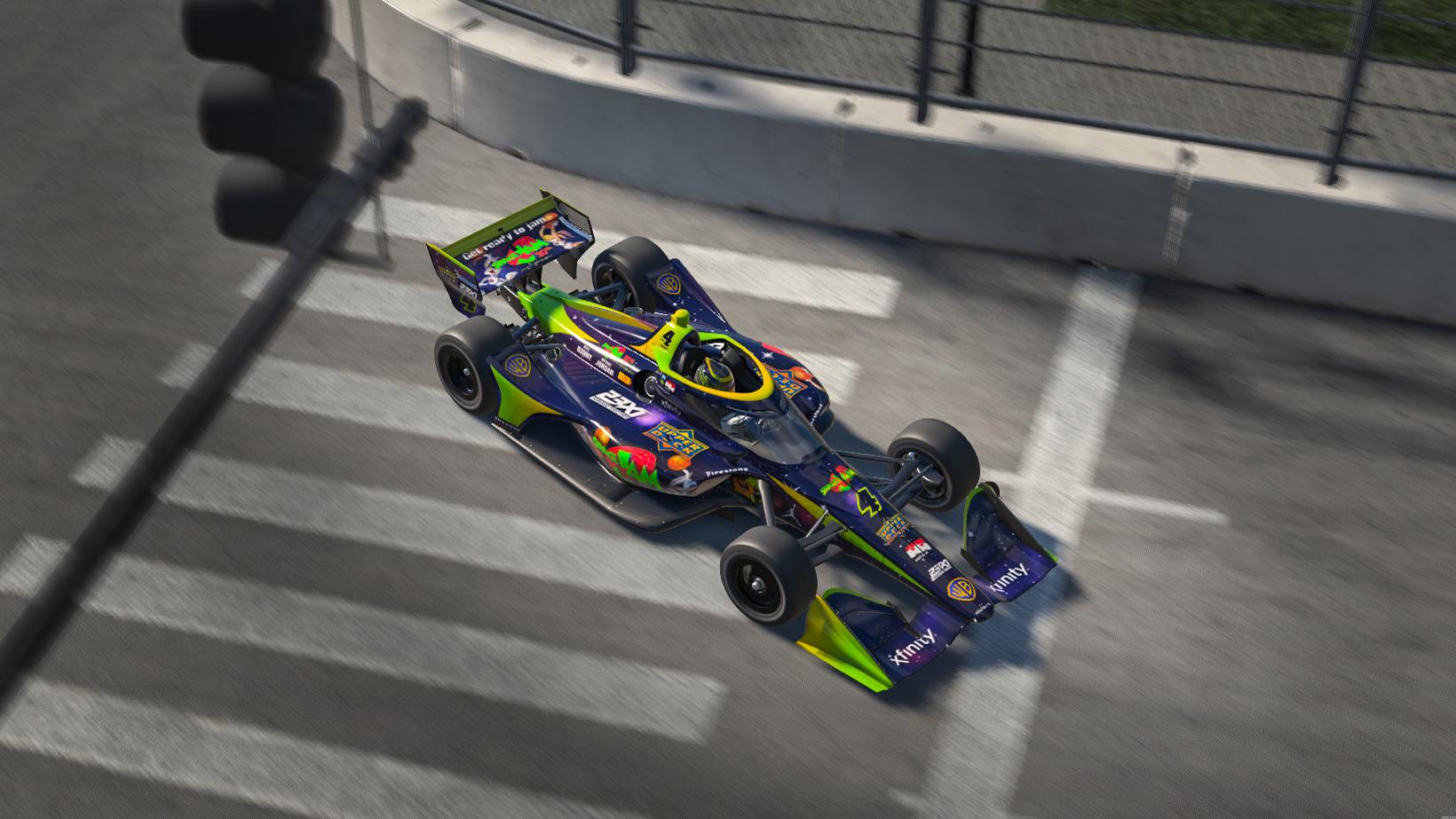 Preview of Indycar Dallara IR18 23XI Space Jam by Tobias Kahlert