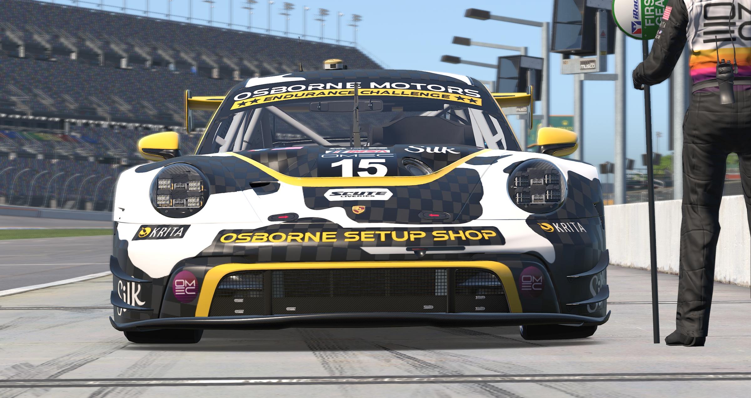 Preview of OSS Porsche 992 GT3 "Checkers" v1.2 by Patrick Cantrell
