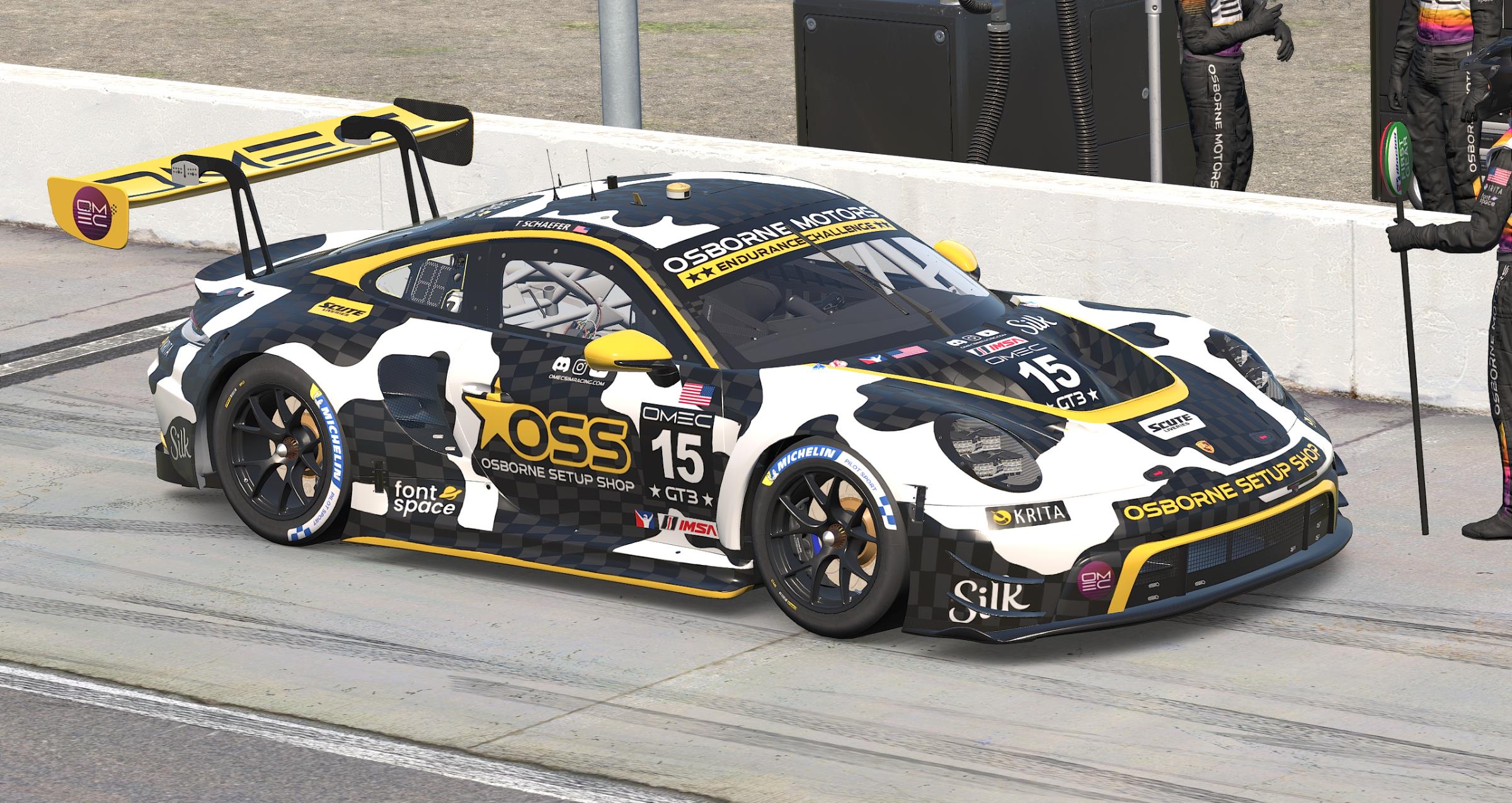 Preview of OSS Porsche 992 GT3 "Checkers" v1.2 by Patrick Cantrell