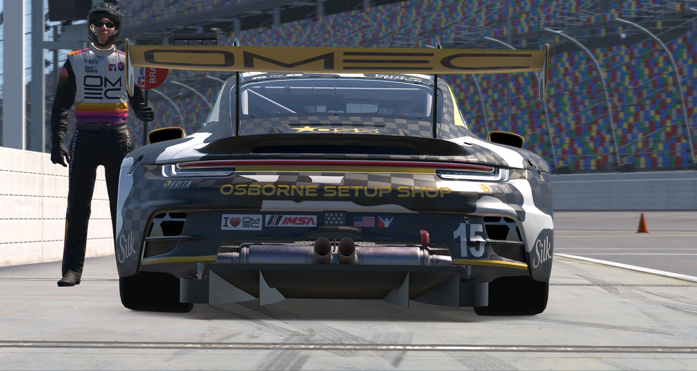 Preview of OSS Porsche 992 GT3 "Checkers" v1.2 by Patrick Cantrell