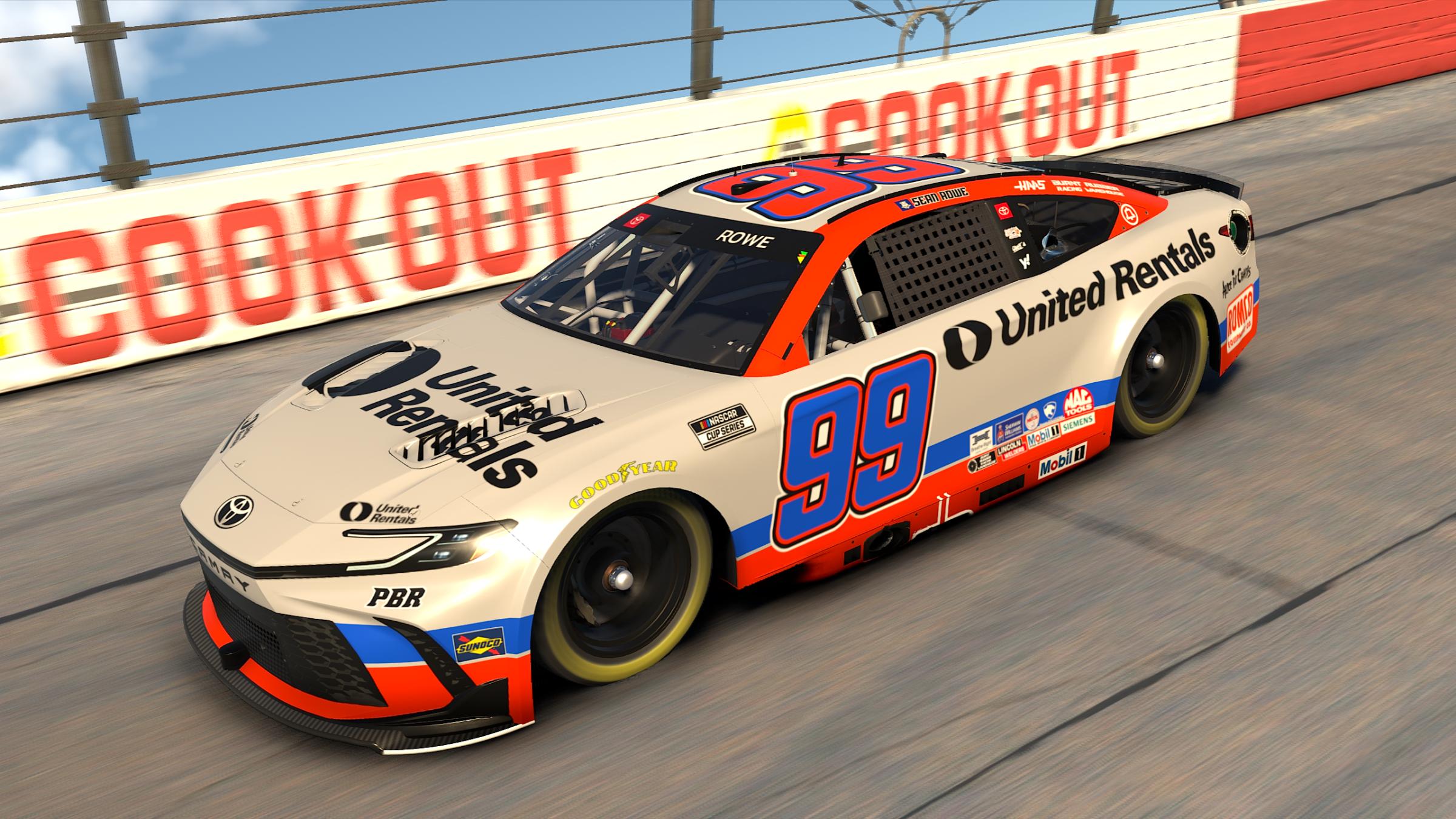Preview of Sean Rowe United Rentals Preece Throwback 99 by Sean Rowe