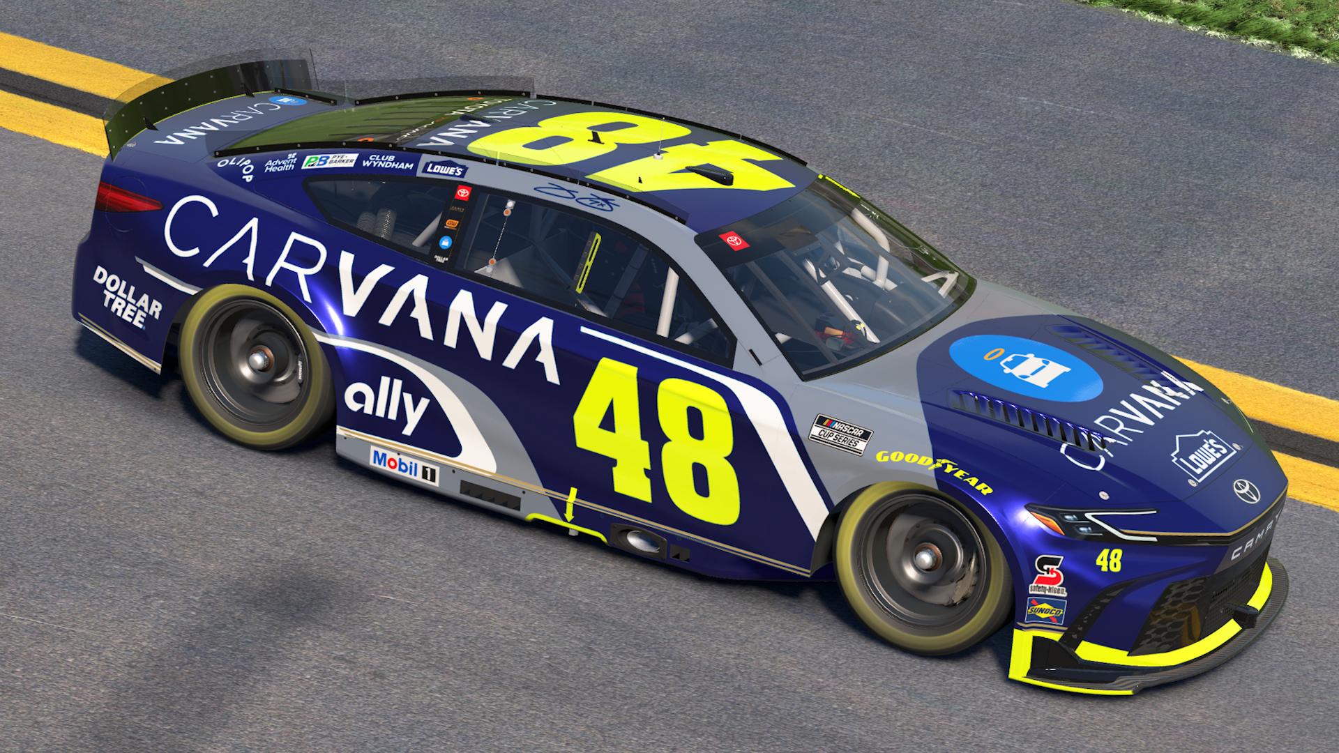 Preview of 2027 Jimmie Johnson Daytona 500 Final Ride Scheme by Chris Lilly