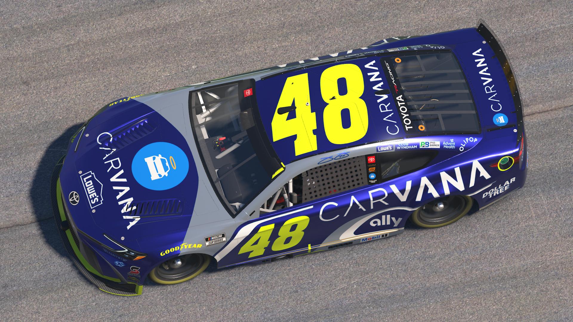 Preview of 2027 Jimmie Johnson Daytona 500 Final Ride Scheme by Chris Lilly