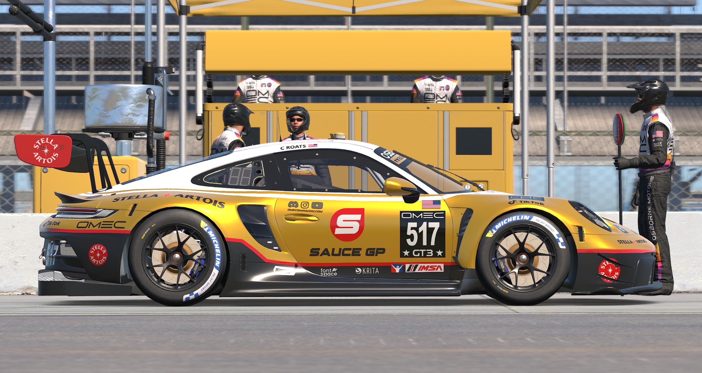 Preview of Sauce GP Porsche 992 GT3 "Drip" v1.0 by Patrick Cantrell