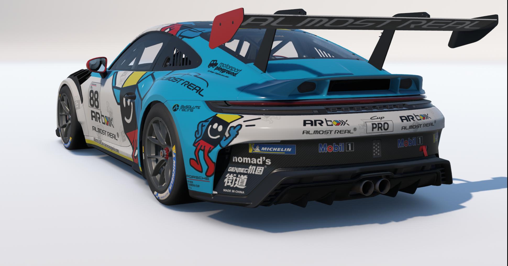 Preview of Absolute Boxheart Car #88 Livery from Porsche Carrera Cup Asia by Keith Archer