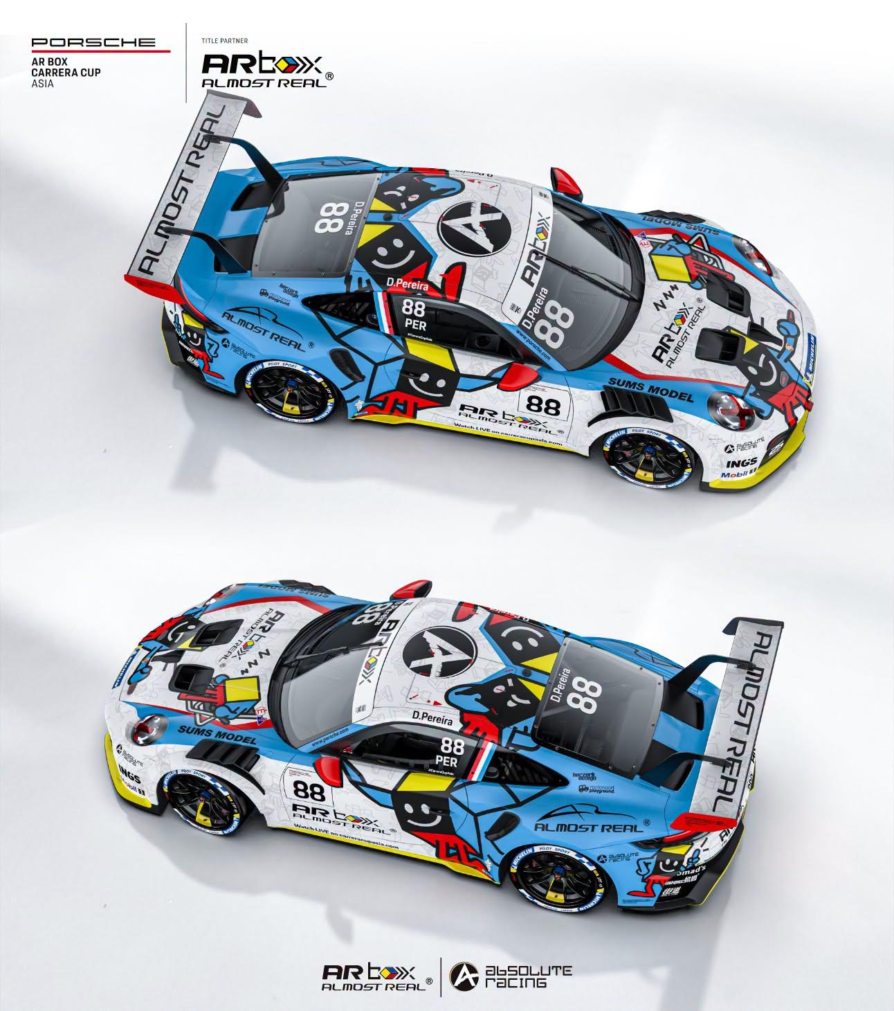 Preview of Absolute Boxheart Car #88 Livery from Porsche Carrera Cup Asia by Keith Archer