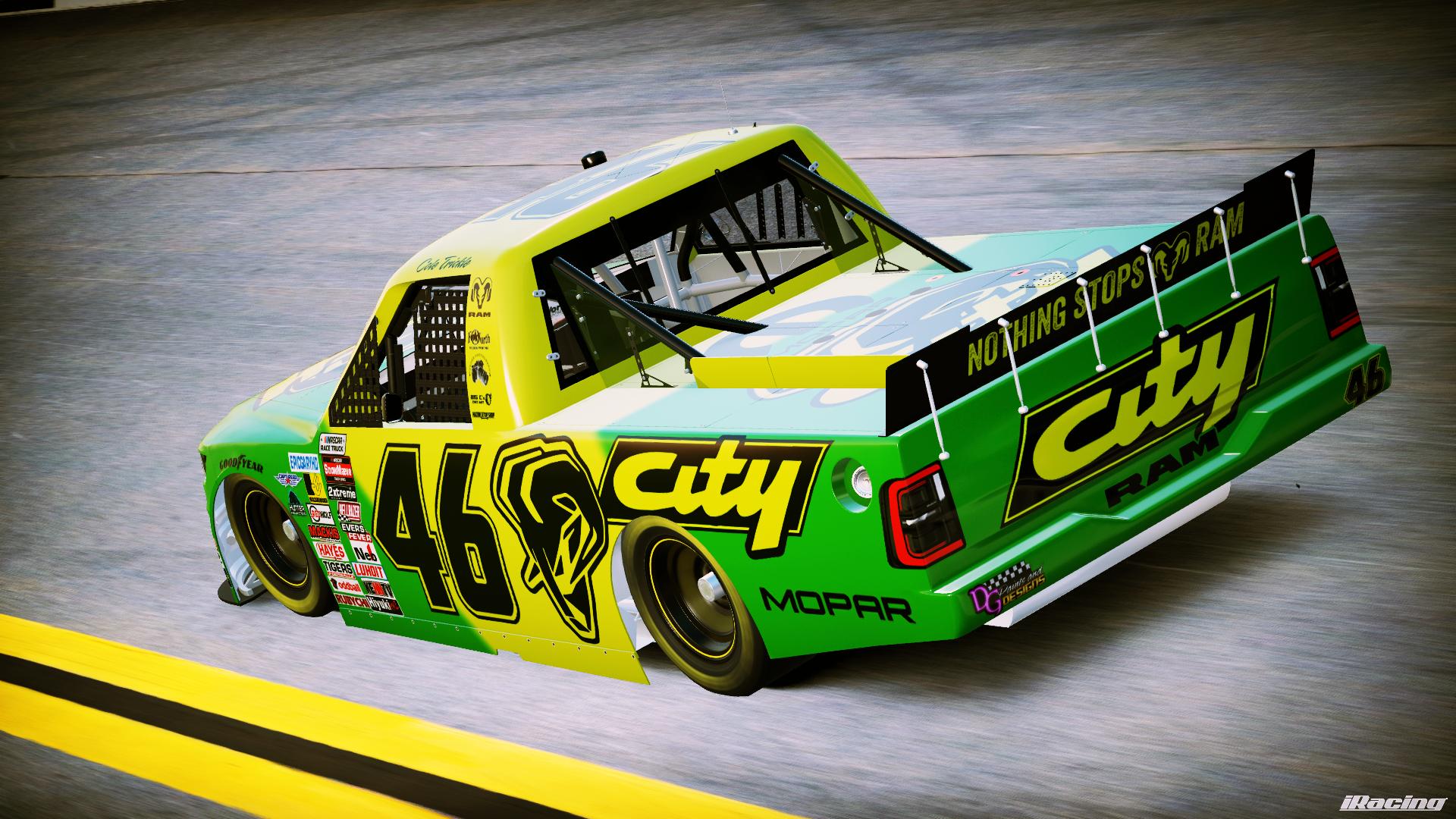 Preview of Days of Thunder Cole Trickle City Ram Sim Stamped by DG Swiss