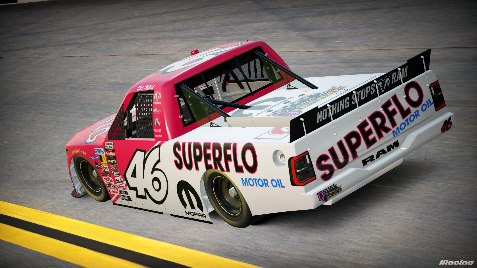 Preview of Days of Thunder #46 Cole Trickle Superflo Motor Oil by DG Swiss