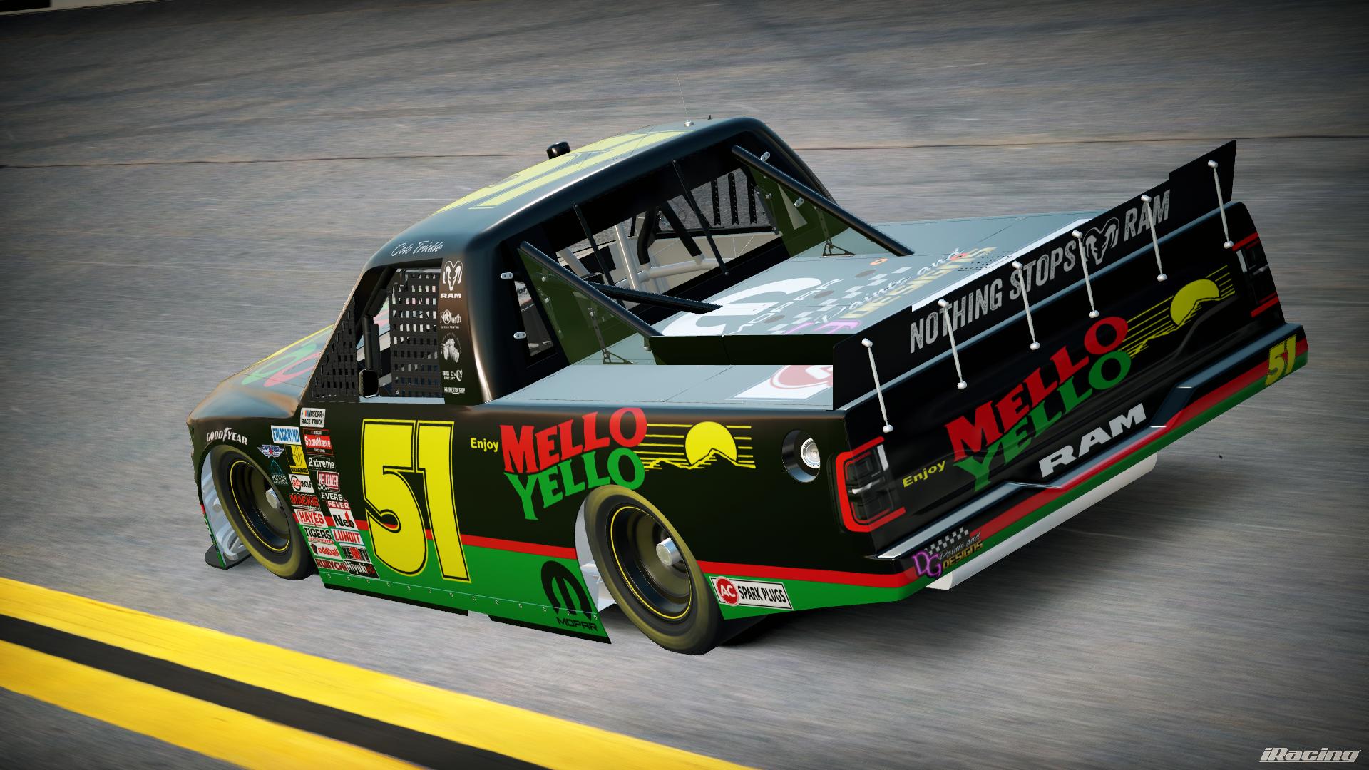 Preview of Days of Thunder Cole Trickle Mello Yello Sim Stamped by DG Swiss