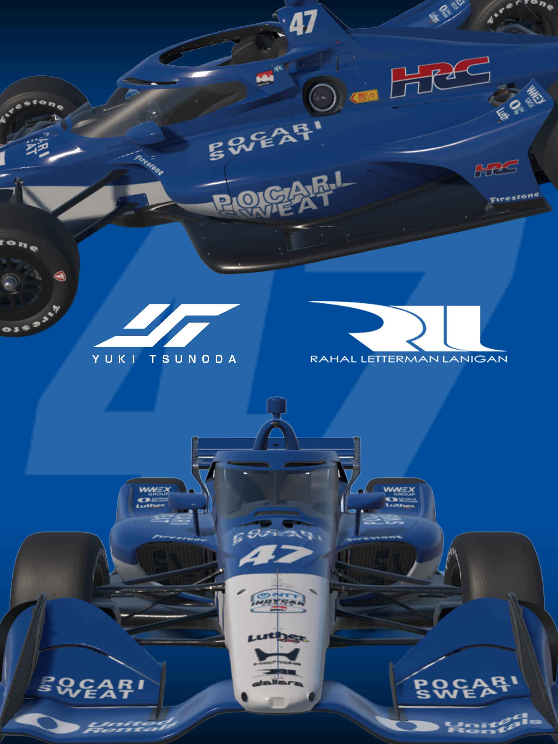 Preview of 2026 Yuki Tsunoda 47 Pocari Sweat Concept SIM STAMPED by Eli Sasak