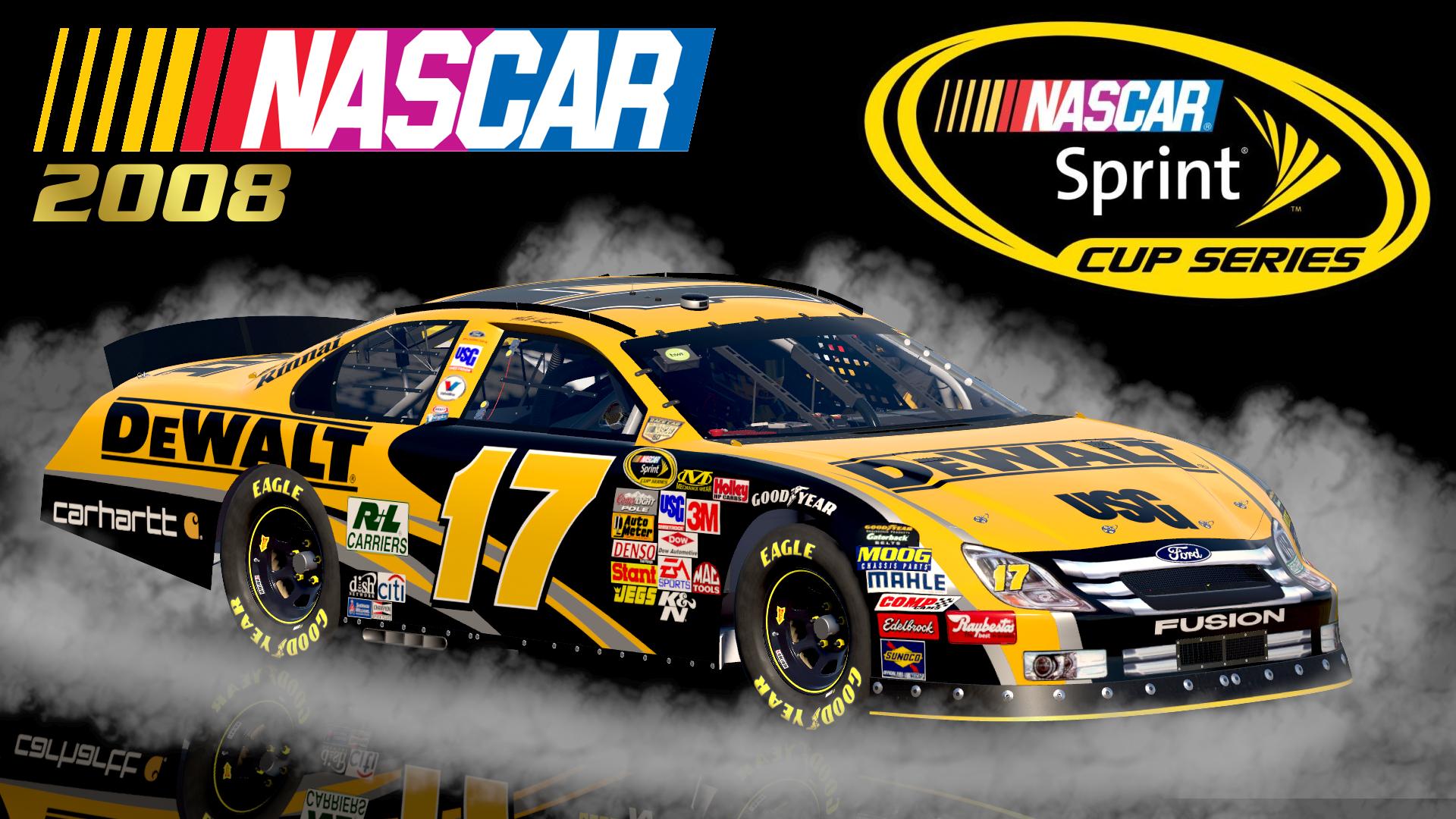 Preview of (Fictional) #17 Matt Kenseth 2008 Dewalt Ford Fusion Sim Stamped Number by Christian Budd