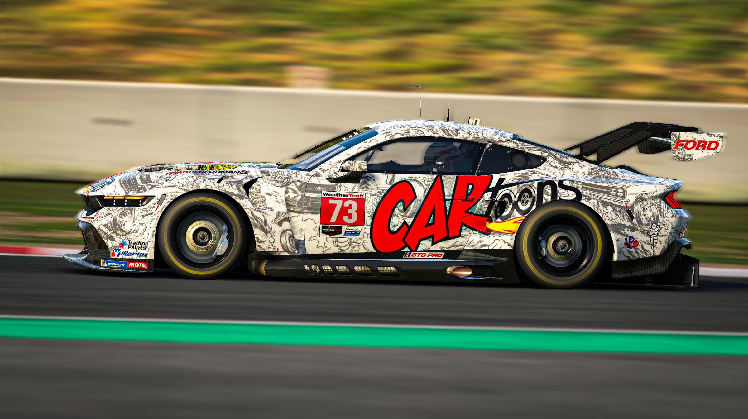 Preview of Cartoons Magazine - Mustang GT3 by Jason Jones22