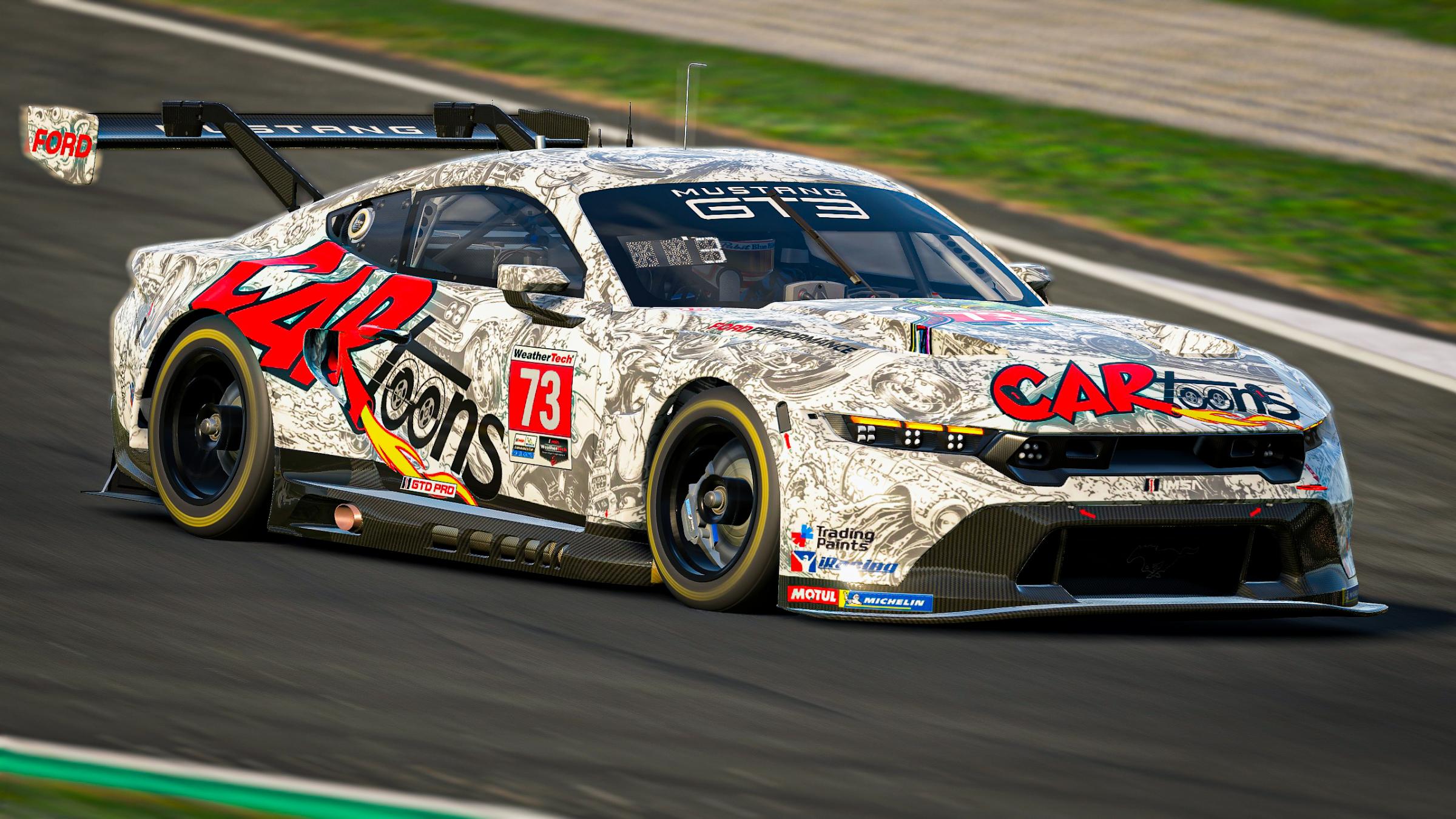 Preview of Cartoons Magazine - Mustang GT3 by Jason Jones22