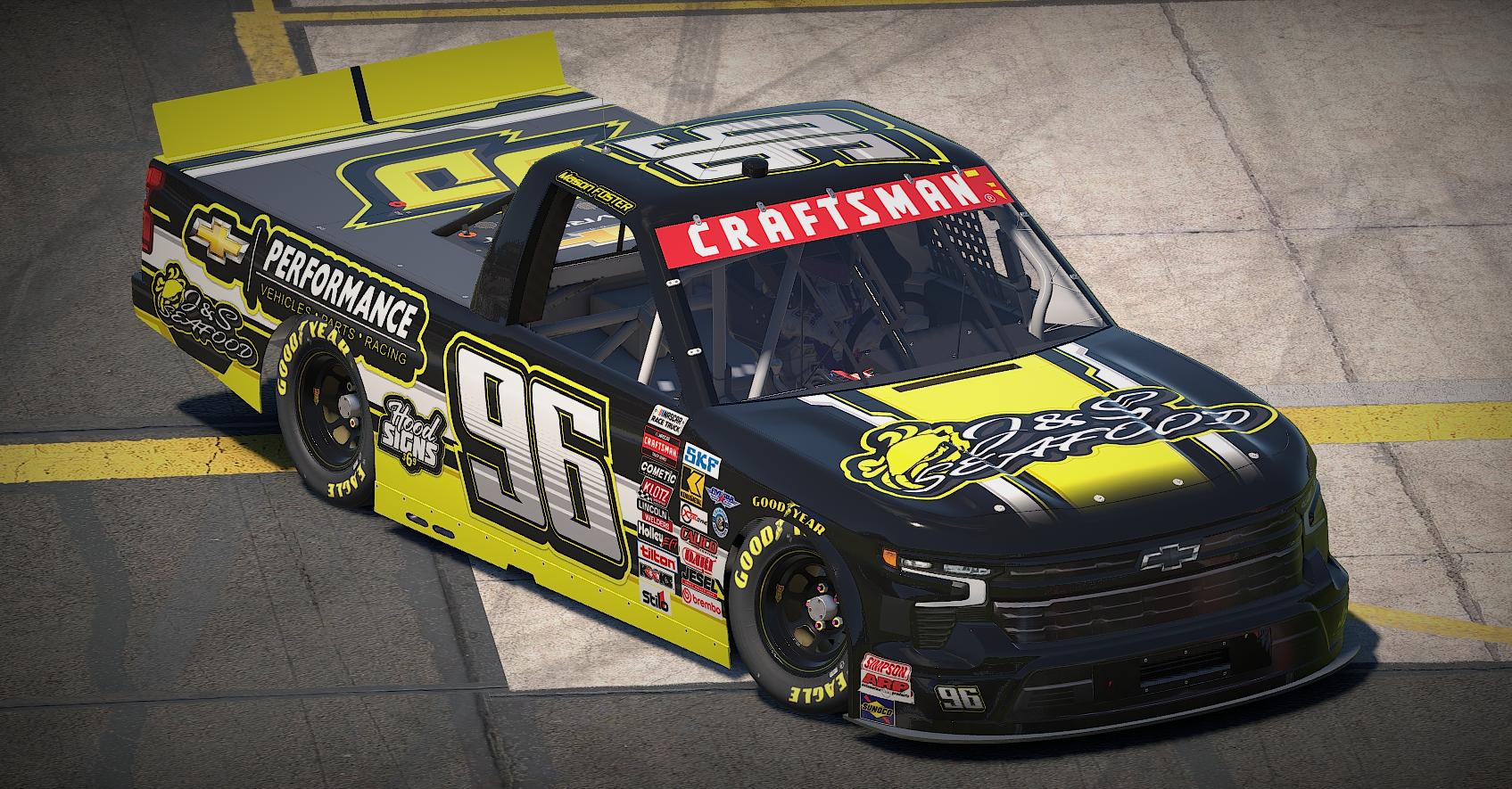 Preview of Mason Foster / 2026 Chevrolet Silverado / #96 by Joshua Wright3