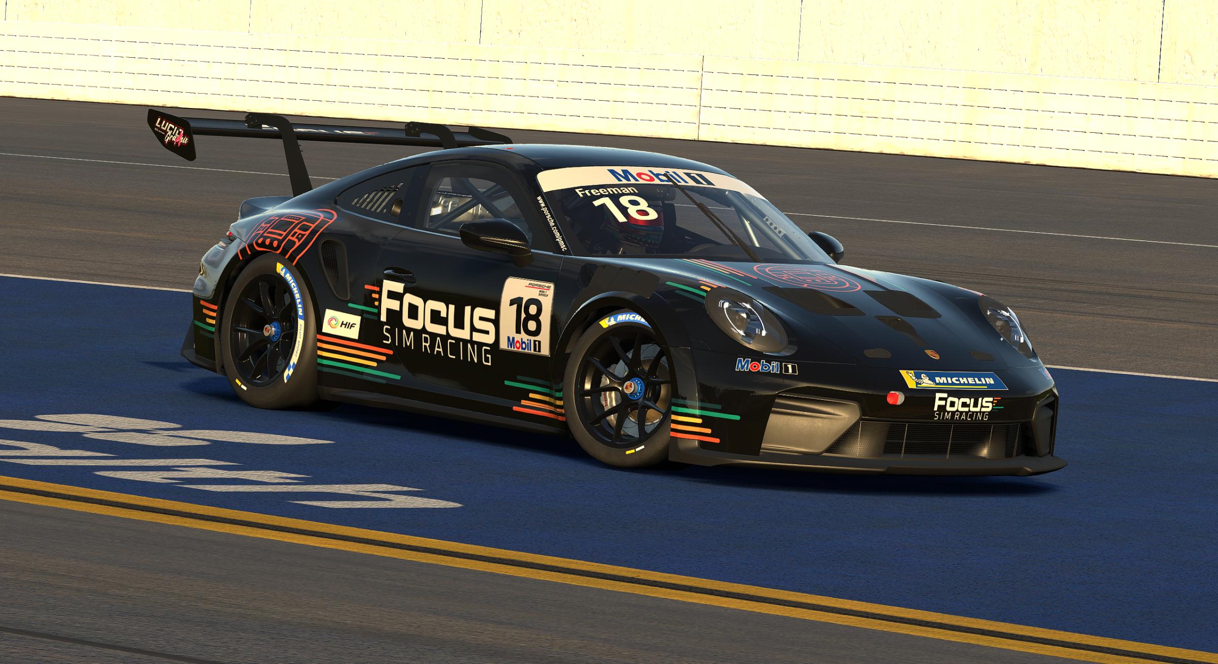 Preview of Focus Sim Racing Porsche 911 Cup (992.2) by Jacob Freeman