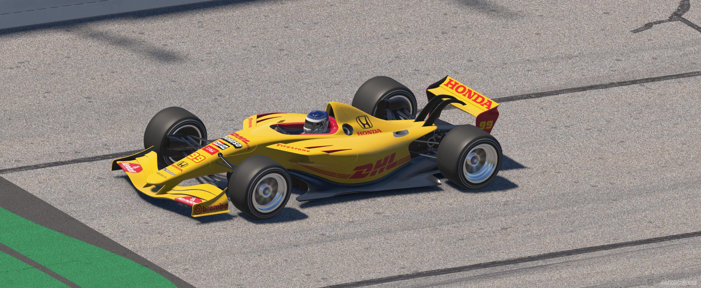 Preview of Dallara IR01 DHL iRacing# by Ryan Edwards