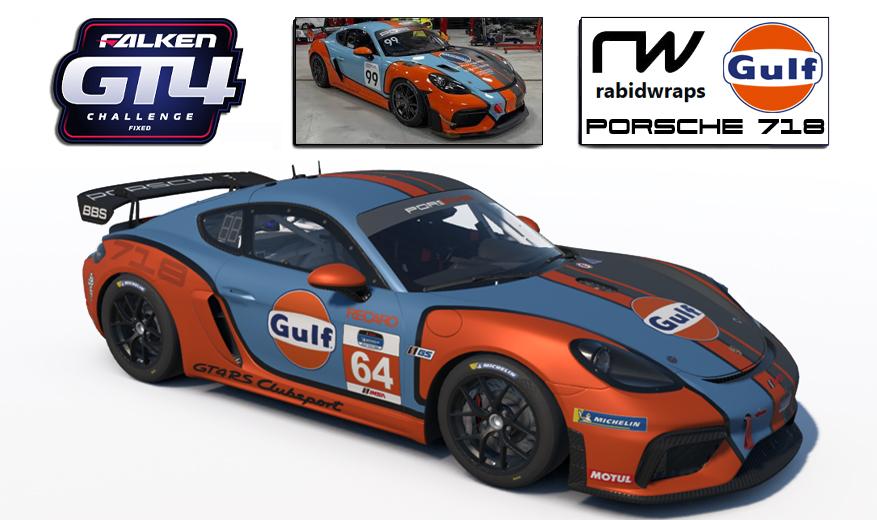 Preview of Half & Half GT4 RS Clubsport Gulf by Francisco Montes