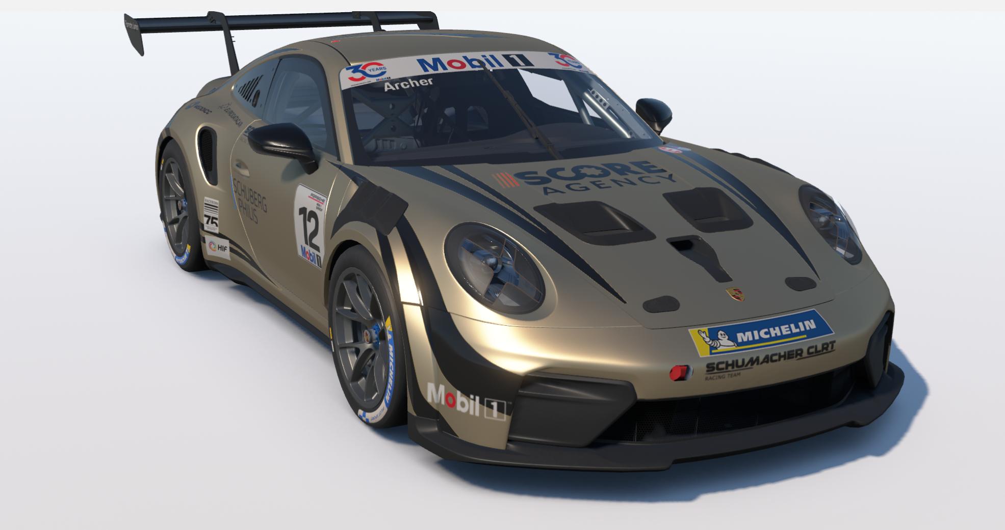 Preview of Schumacher CLTR Car #12 - 2026 Porsche Mobile 1 Supercup - Flynt Schuring by Keith Archer
