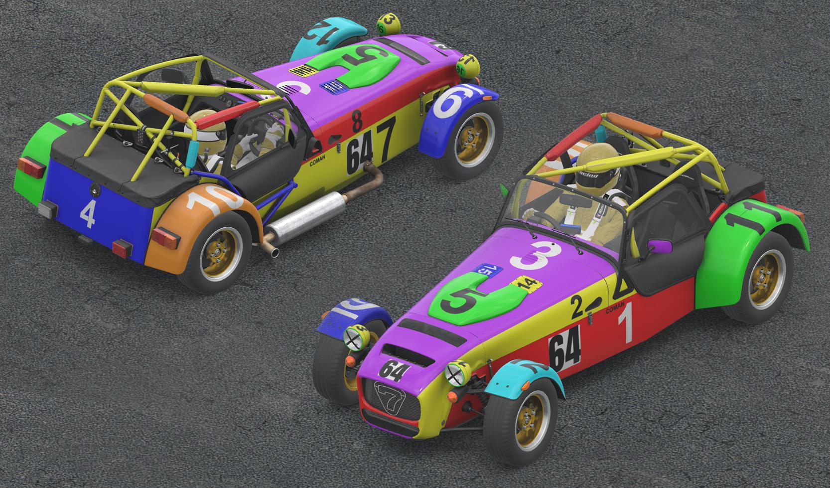 Preview of Caterham Academy Colors by Clyde Coman