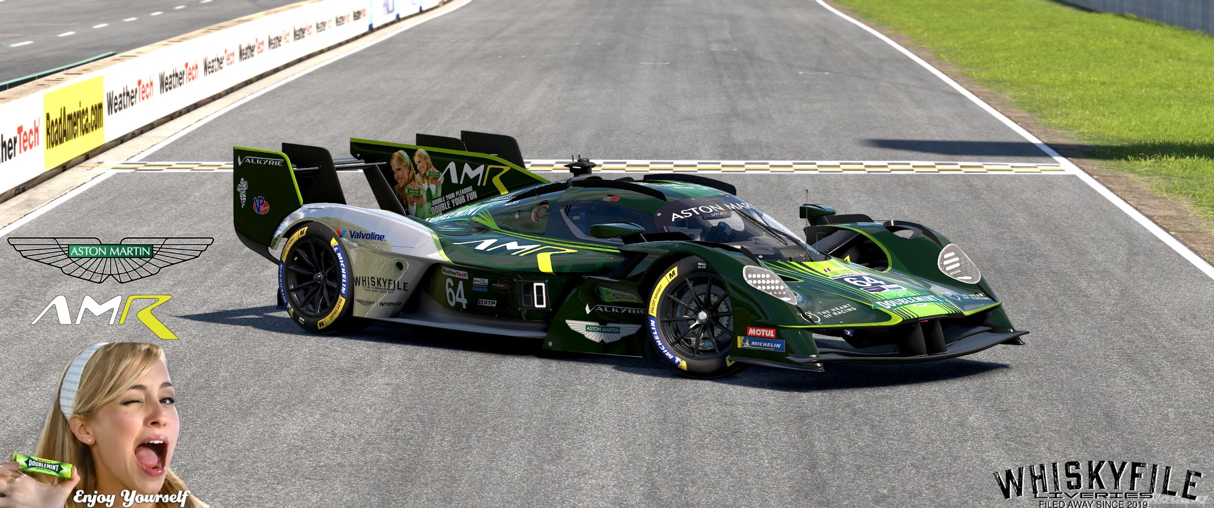 Preview of Doublemint Heart of Racing Aston Martin Valkyrie AMR-LMH by Joshua JD Miller