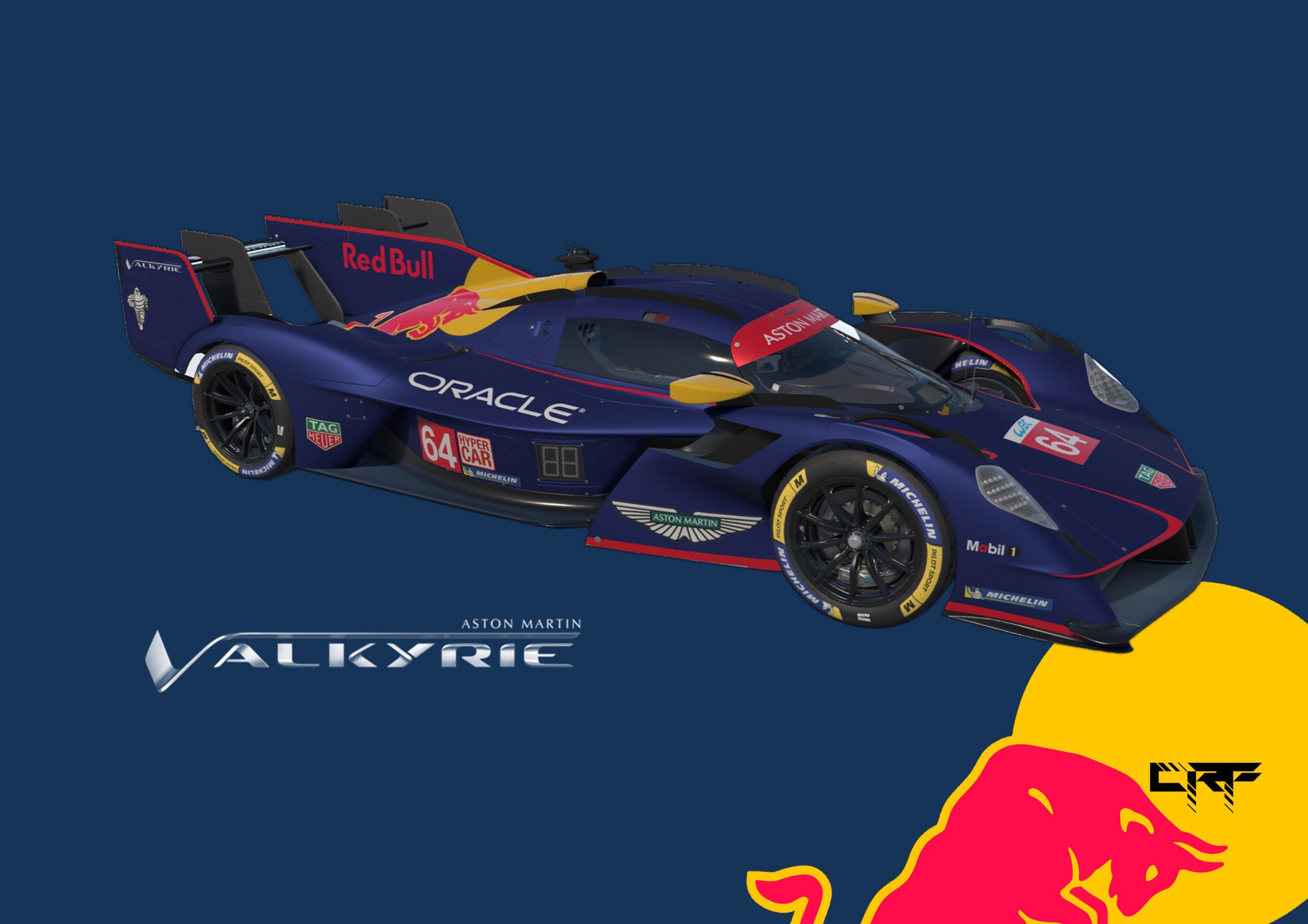 Preview of Aston Martin Valkyrie RED BULL livery by Carlos R. F.