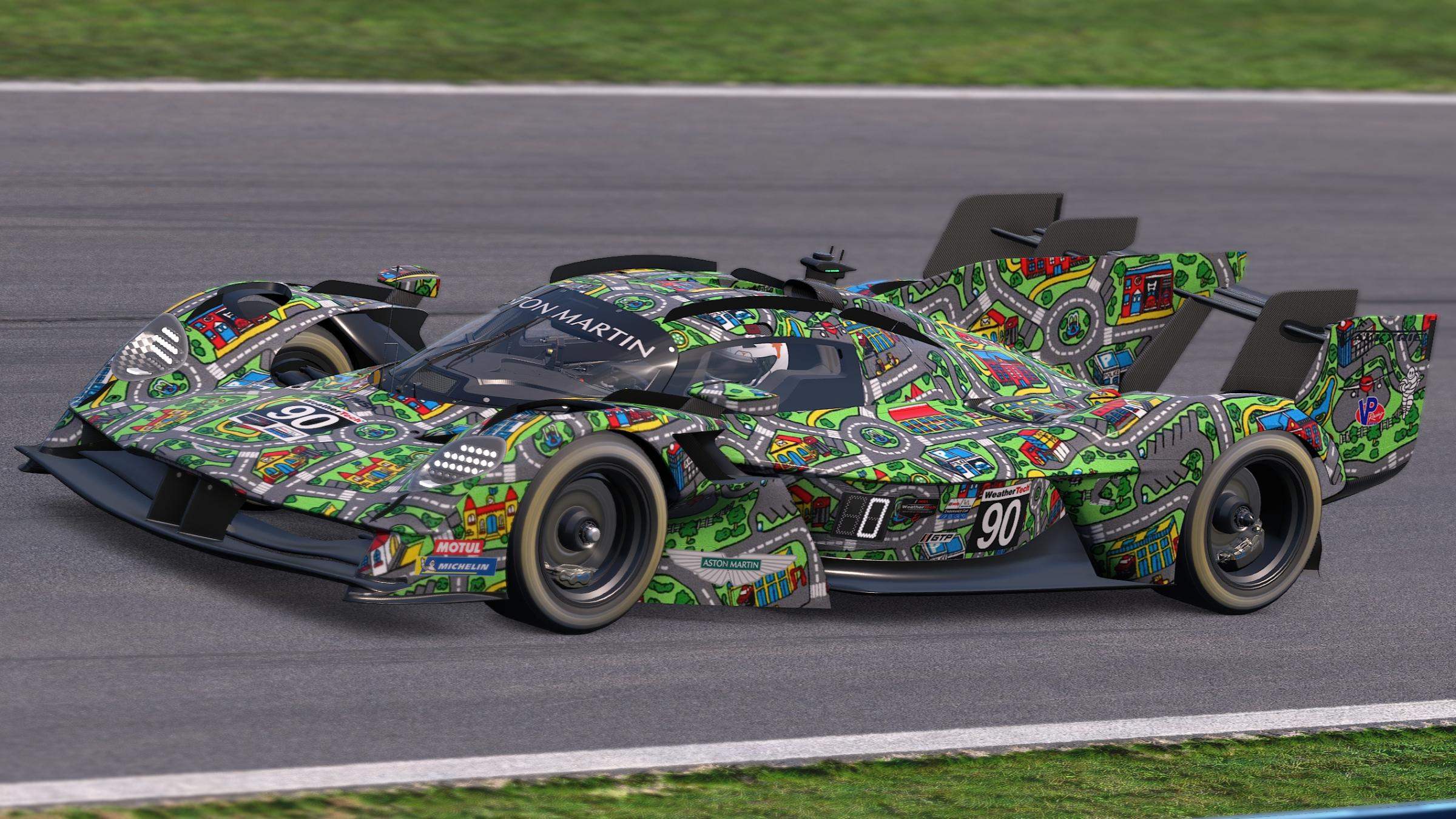 Preview of Car City Rug - Aston Martin Valkyrie by Carson Rowland