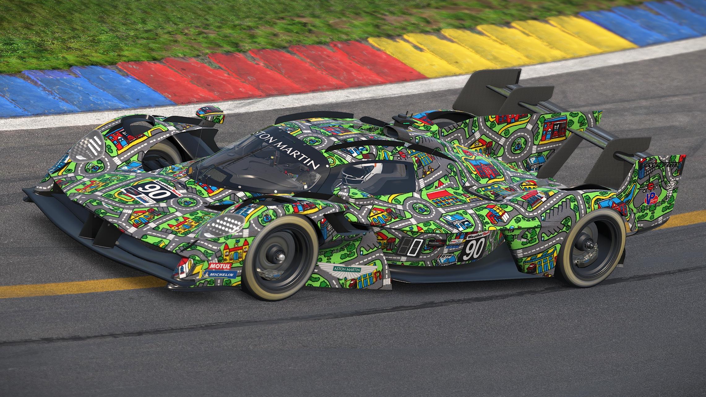 Preview of Car City Rug - Aston Martin Valkyrie by Carson Rowland