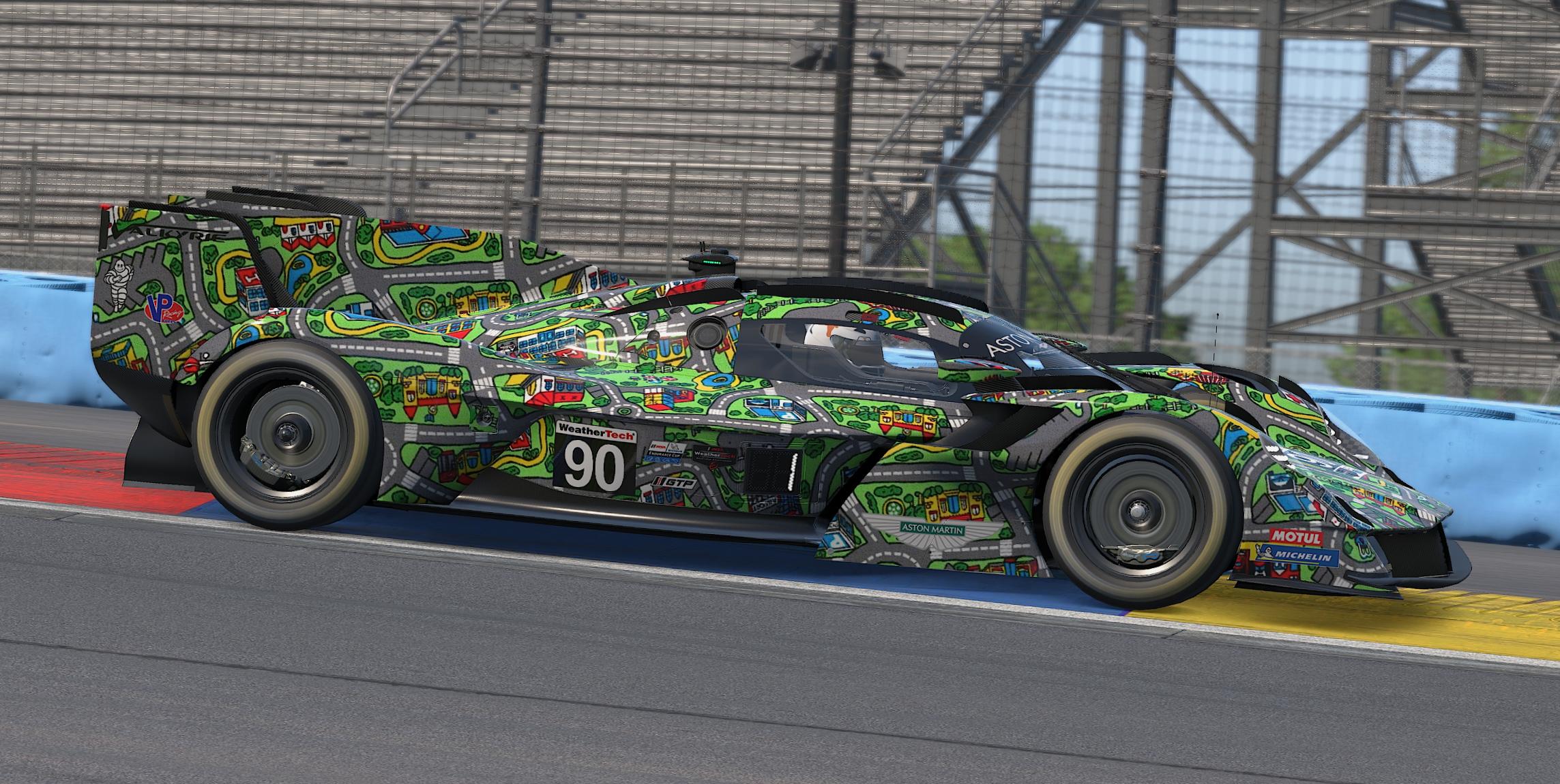 Preview of Car City Rug - Aston Martin Valkyrie by Carson Rowland