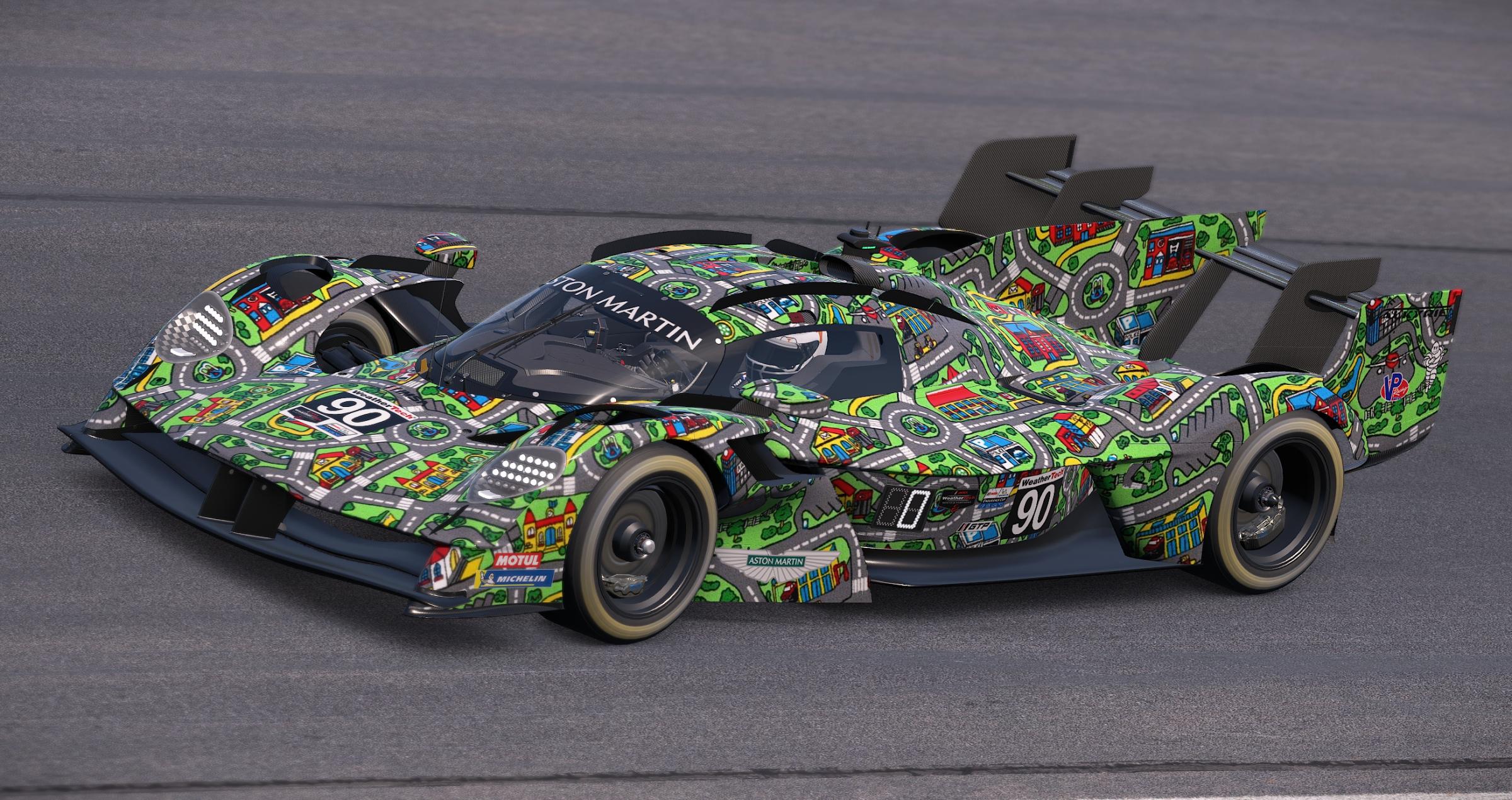 Preview of Car City Rug - Aston Martin Valkyrie by Carson Rowland