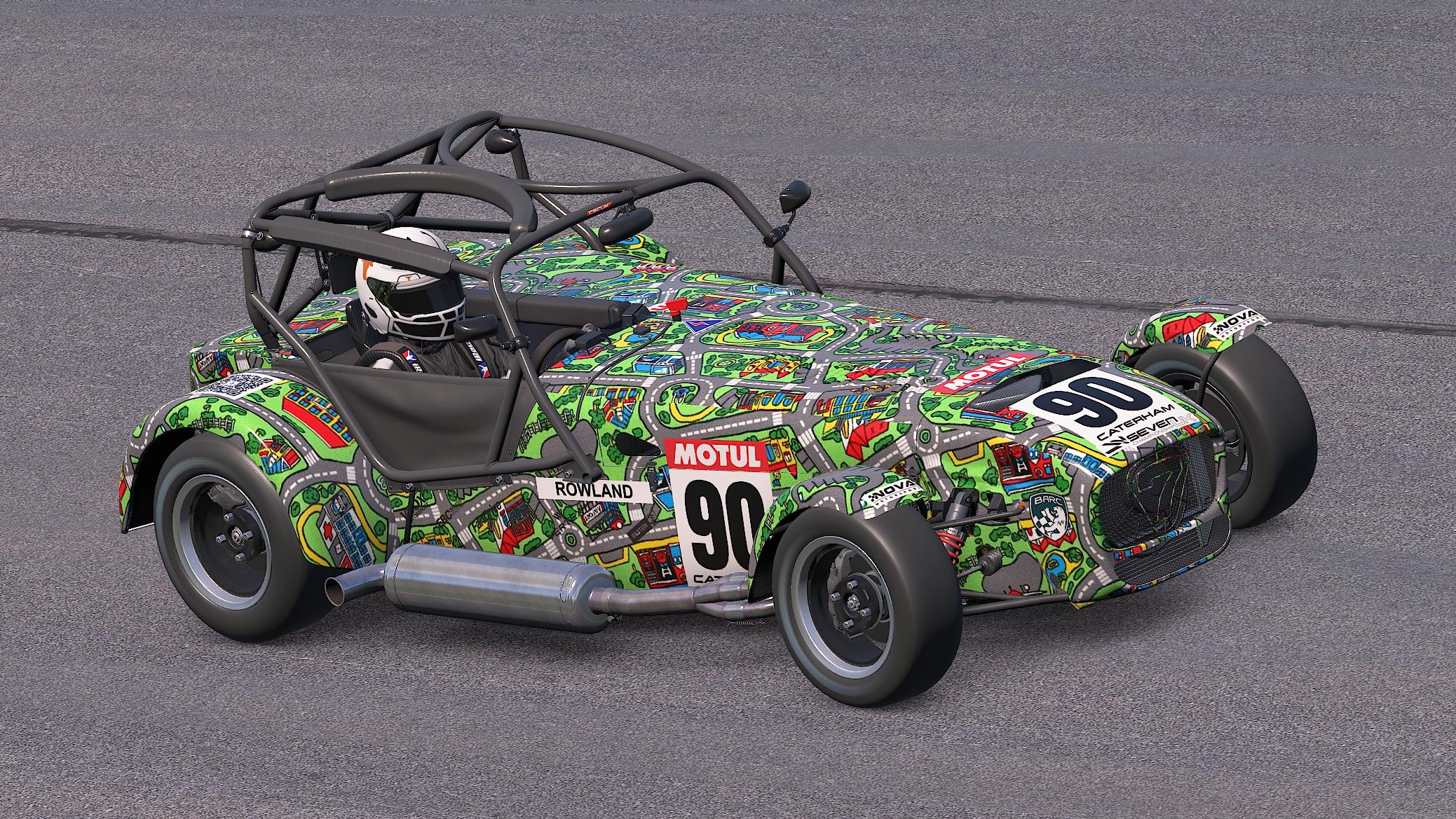 Preview of Car City Rug - Caterham 420R by Carson Rowland