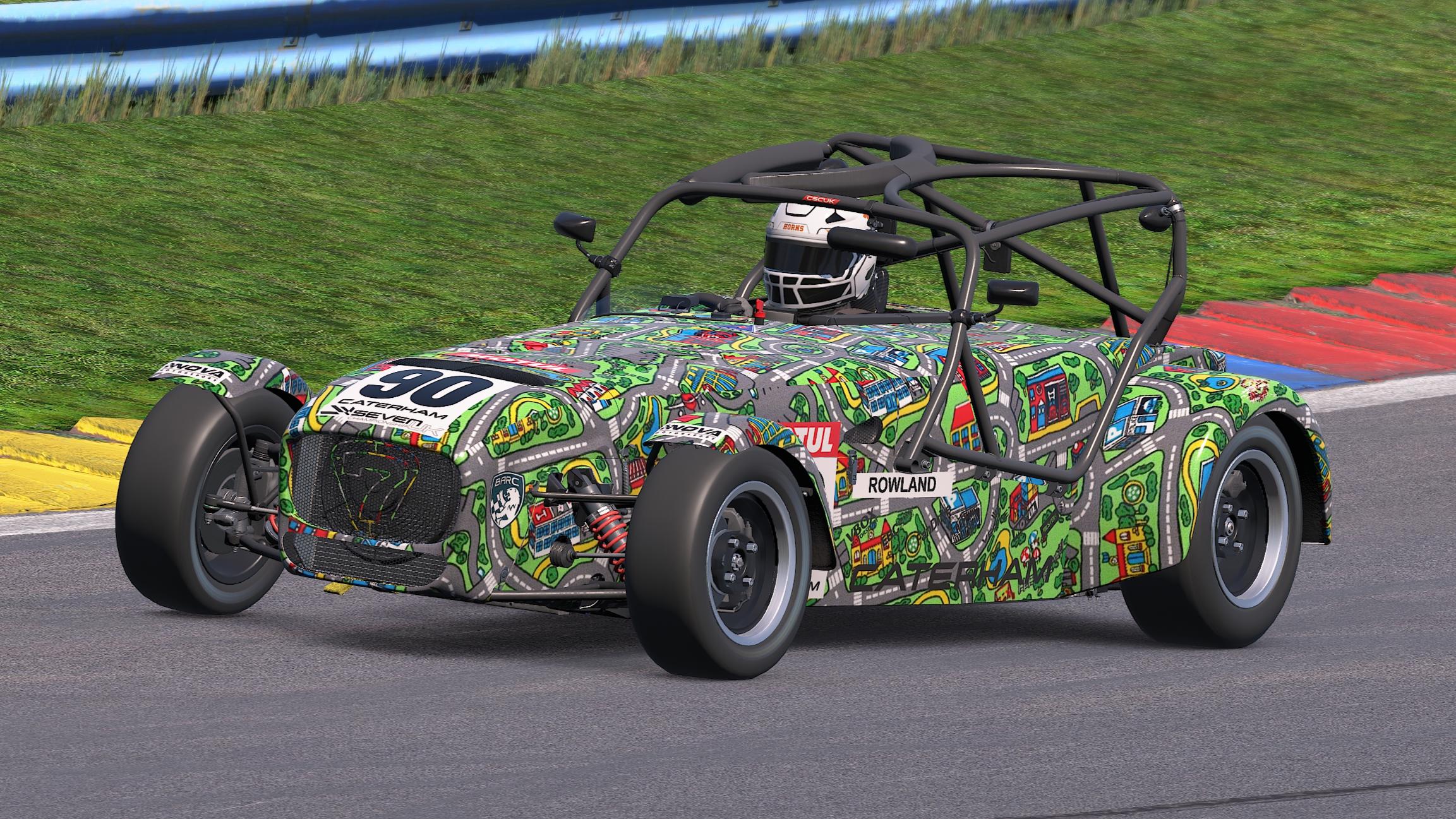 Preview of Car City Rug - Caterham 420R by Carson Rowland