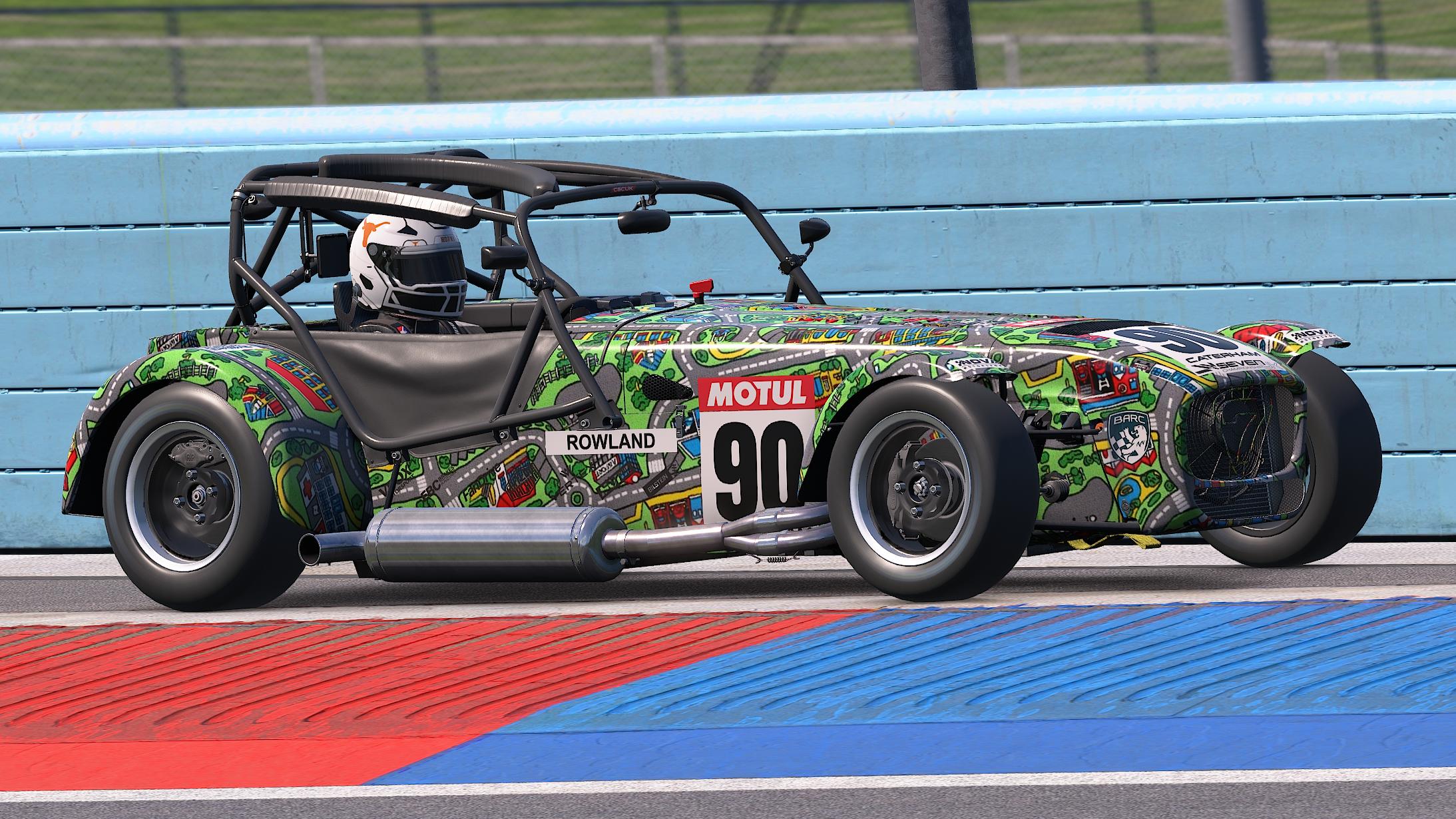 Preview of Car City Rug - Caterham 420R by Carson Rowland